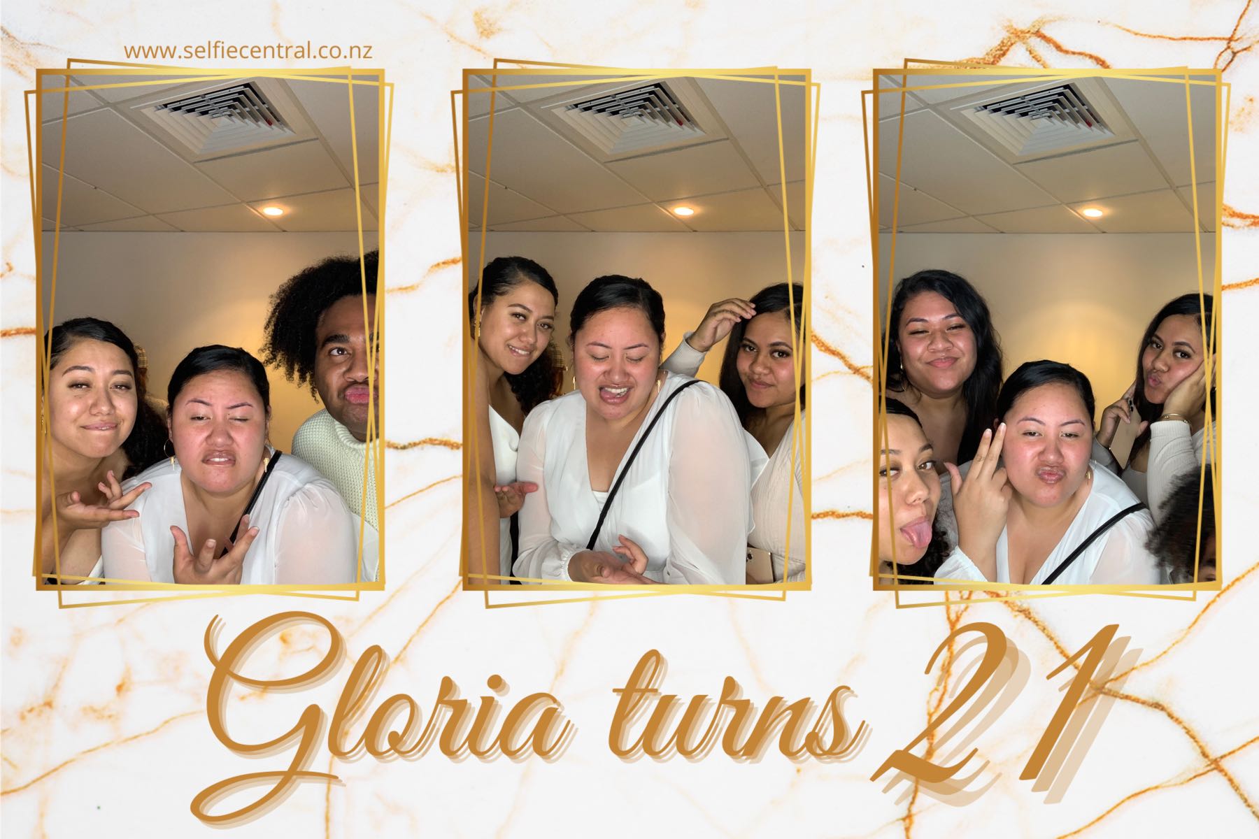 Gloria Turns 21 | View more photos from the event at gallery.photobooth.co.nz/u/SelfieCentral/Gloria-Turns-21