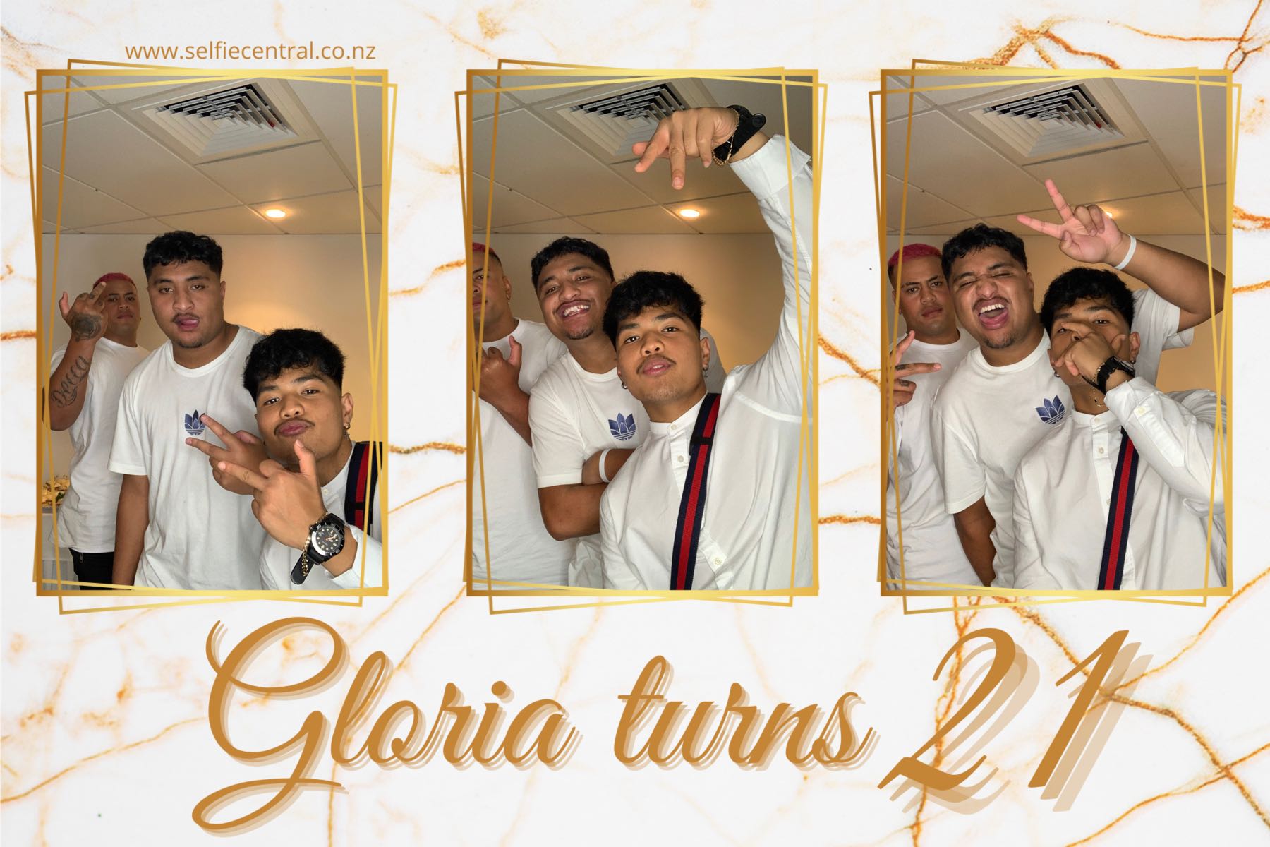 Gloria Turns 21 | View more photos from the event at gallery.photobooth.co.nz/u/SelfieCentral/Gloria-Turns-21