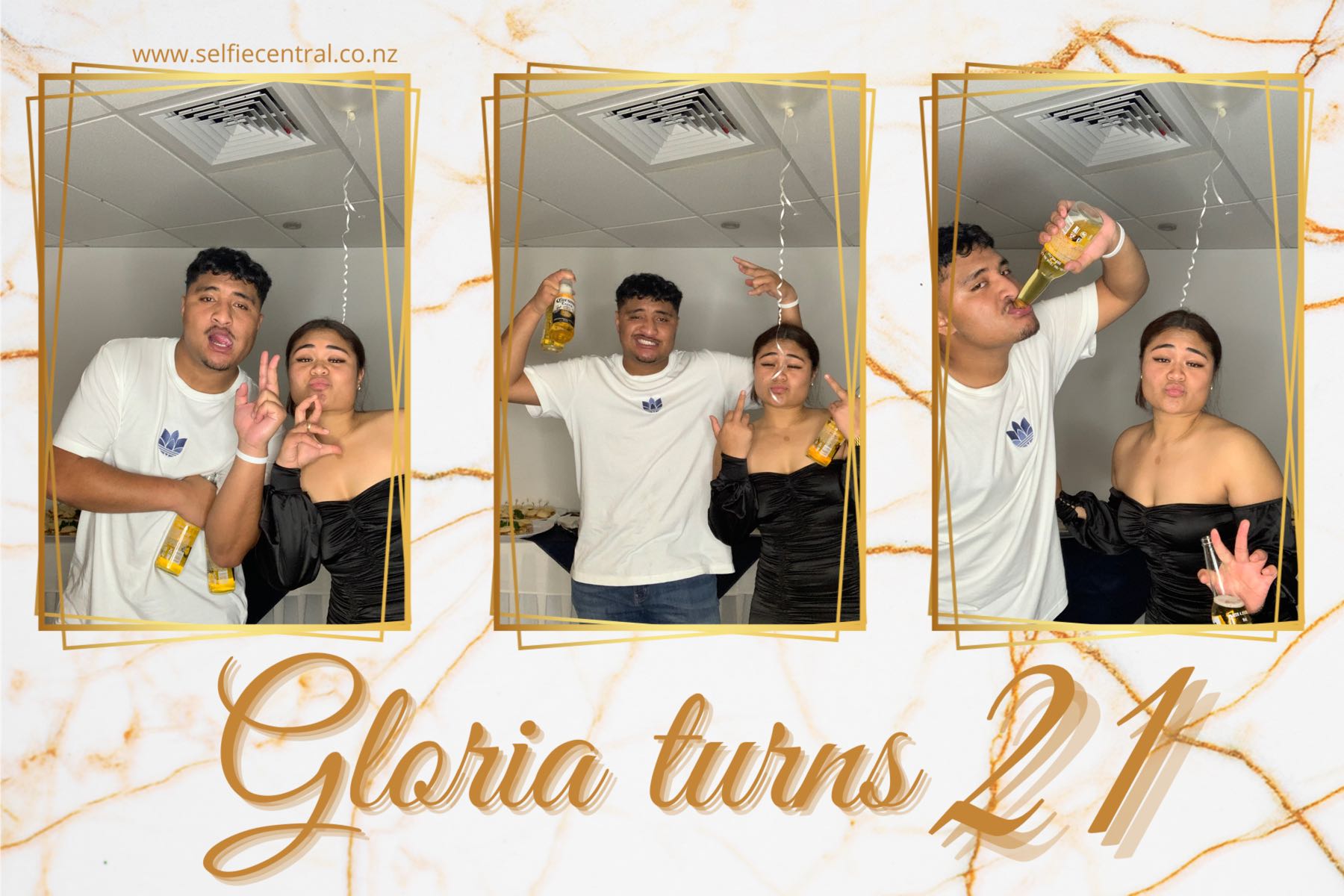 Gloria Turns 21 | View more photos from the event at gallery.photobooth.co.nz/u/SelfieCentral/Gloria-Turns-21