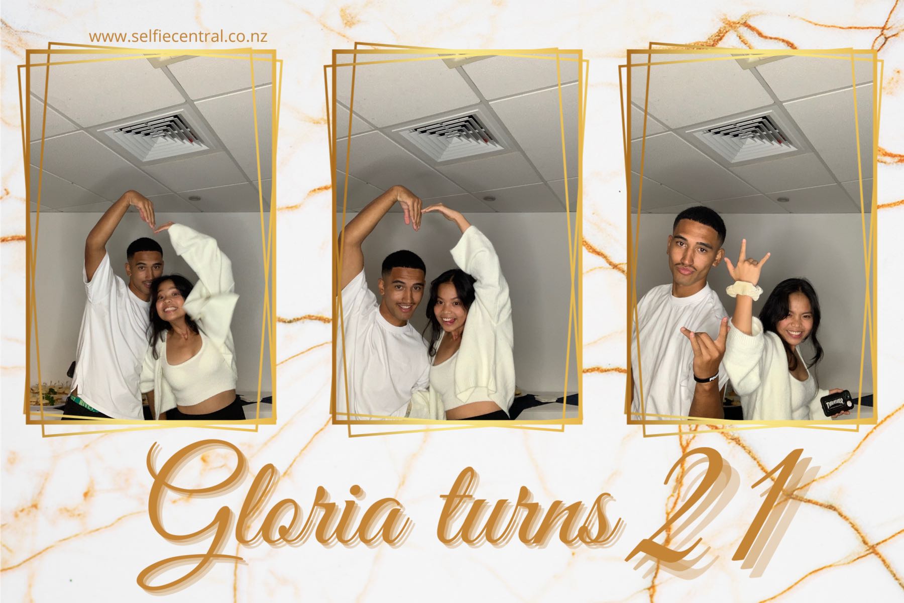 Gloria Turns 21 | View more photos from the event at gallery.photobooth.co.nz/u/SelfieCentral/Gloria-Turns-21