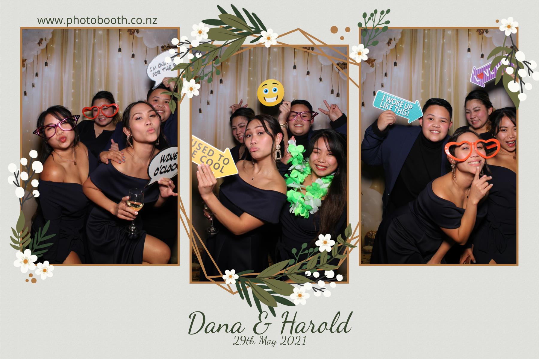 Harold & Dana's wedding | View more photos from the event at gallery.photobooth.co.nz/u/SelfieCentral/Harold-Danas-wedding