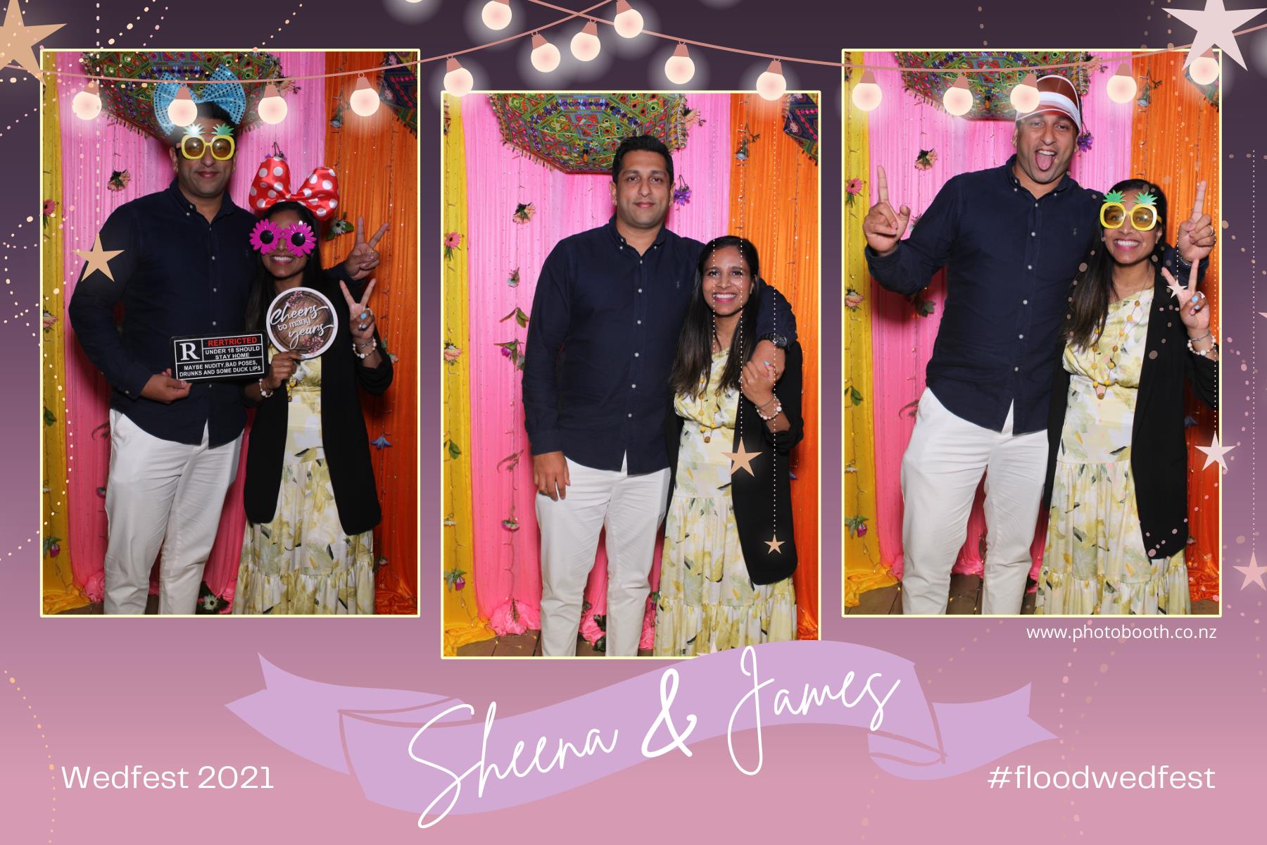 James and Sheena's Wedding | View more photos from the event at gallery.photobooth.co.nz/u/SelfieCentral/James-and-Sheenas-Wedding