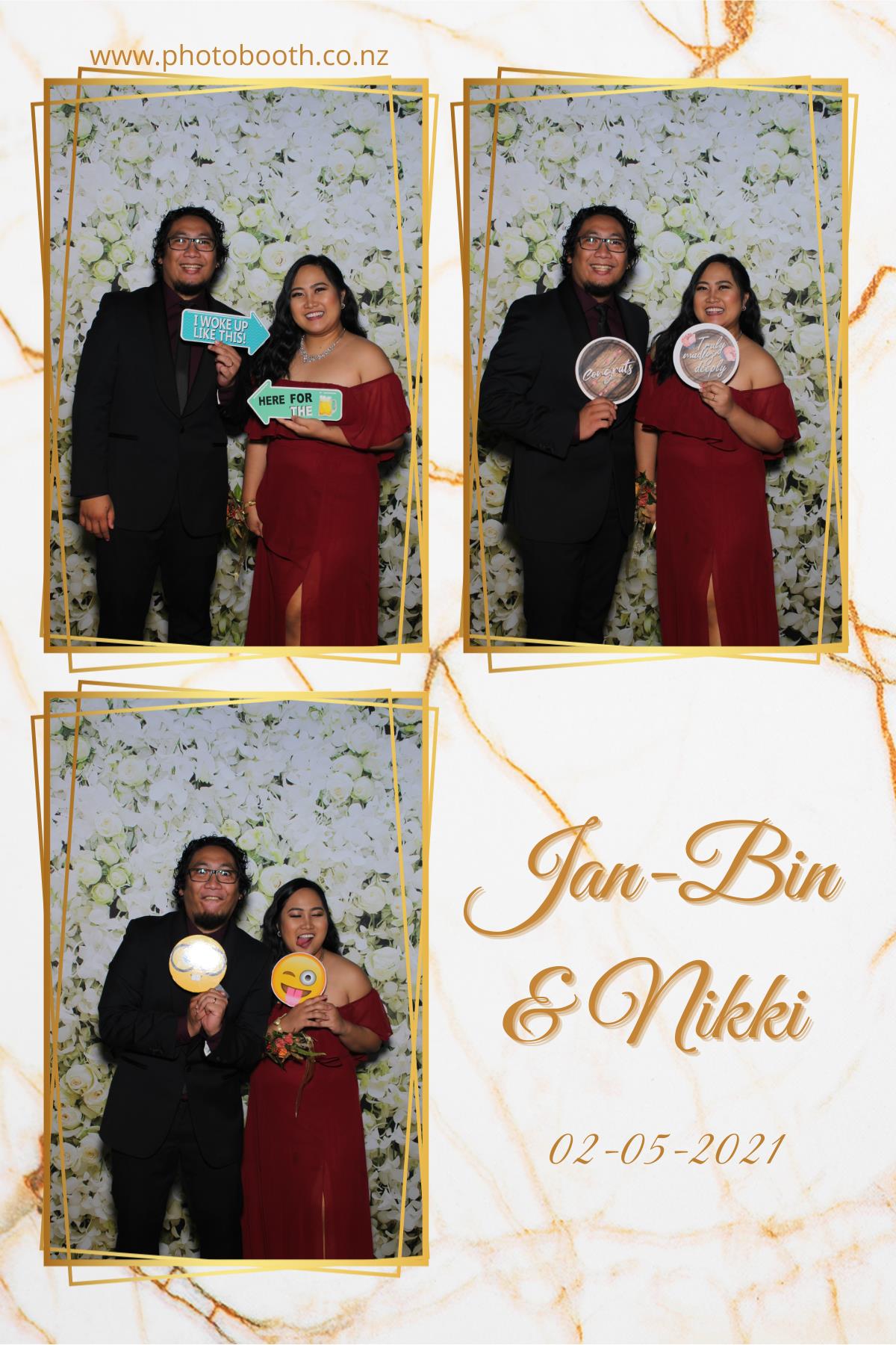 Jan-Bin & Nikki's Wedding | View more photos from the event at gallery.photobooth.co.nz/u/SelfieCentral/Jan-Bin-Nikkis-Wedding