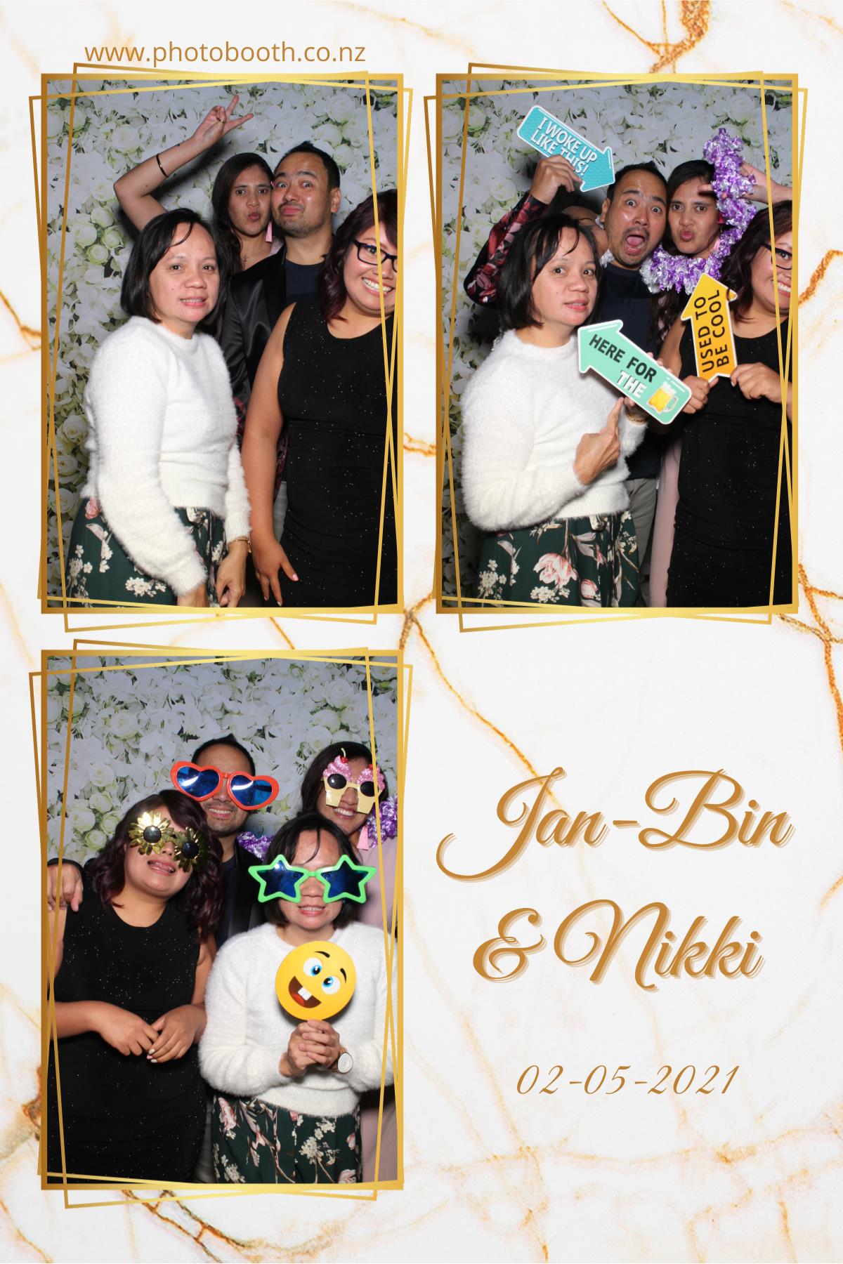 Jan-Bin & Nikki's Wedding | View more photos from the event at gallery.photobooth.co.nz/u/SelfieCentral/Jan-Bin-Nikkis-Wedding