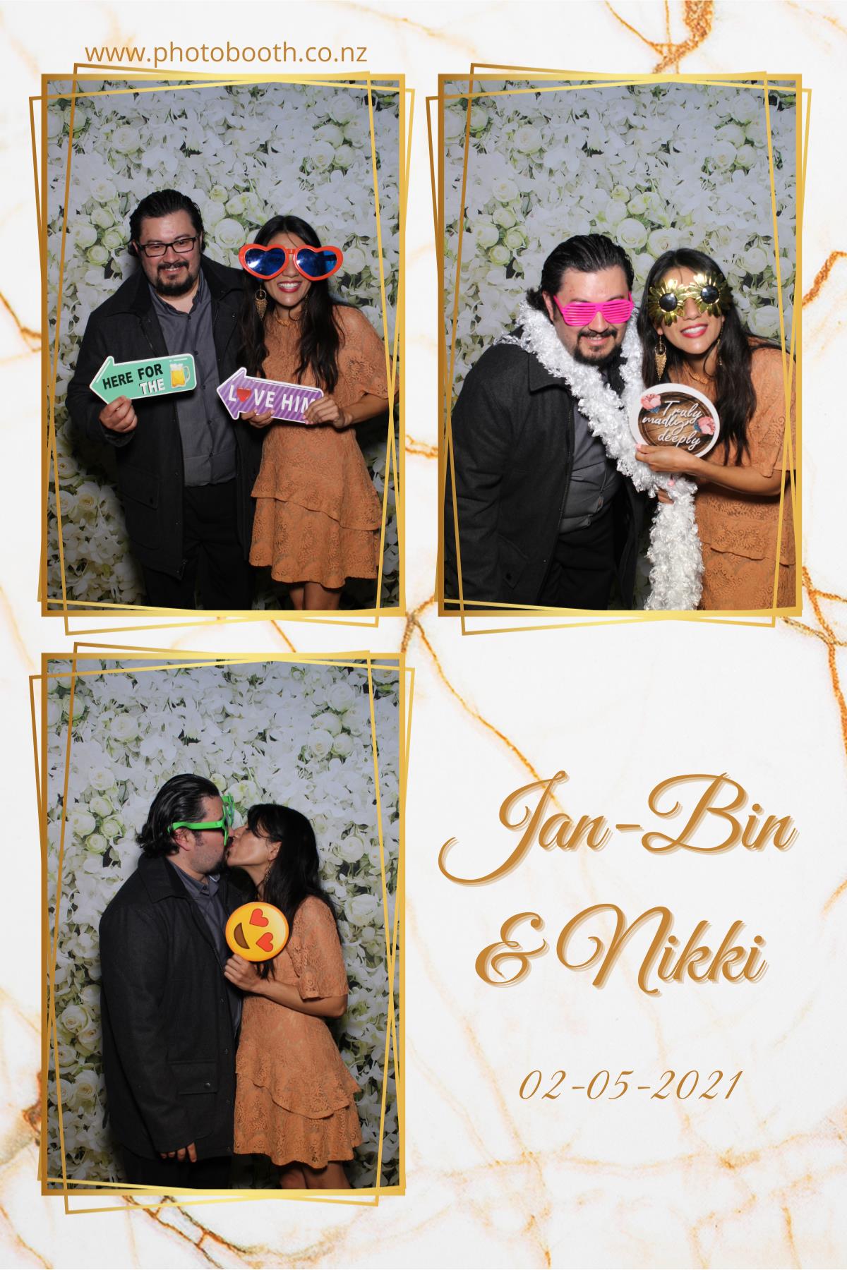 Jan-Bin & Nikki's Wedding | View more photos from the event at gallery.photobooth.co.nz/u/SelfieCentral/Jan-Bin-Nikkis-Wedding