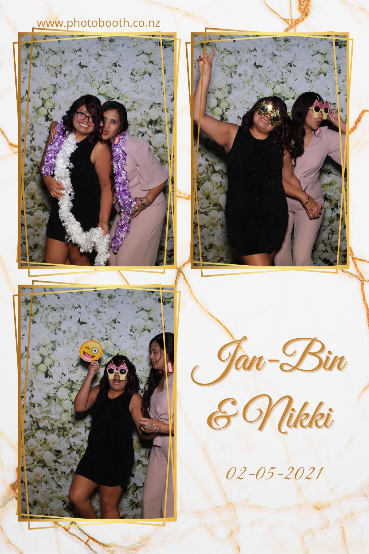 Jan-Bin & Nikki's Wedding | View more photos from the event at gallery.photobooth.co.nz/u/SelfieCentral/Jan-Bin-Nikkis-Wedding