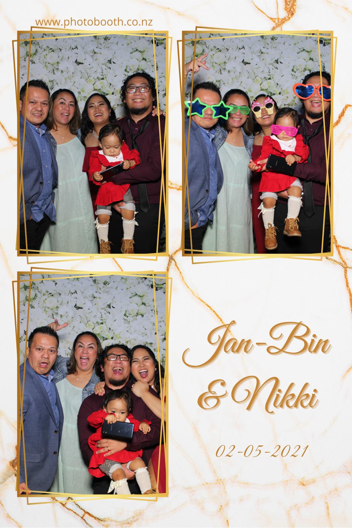 Jan-Bin & Nikki's Wedding | View more photos from the event at gallery.photobooth.co.nz/u/SelfieCentral/Jan-Bin-Nikkis-Wedding