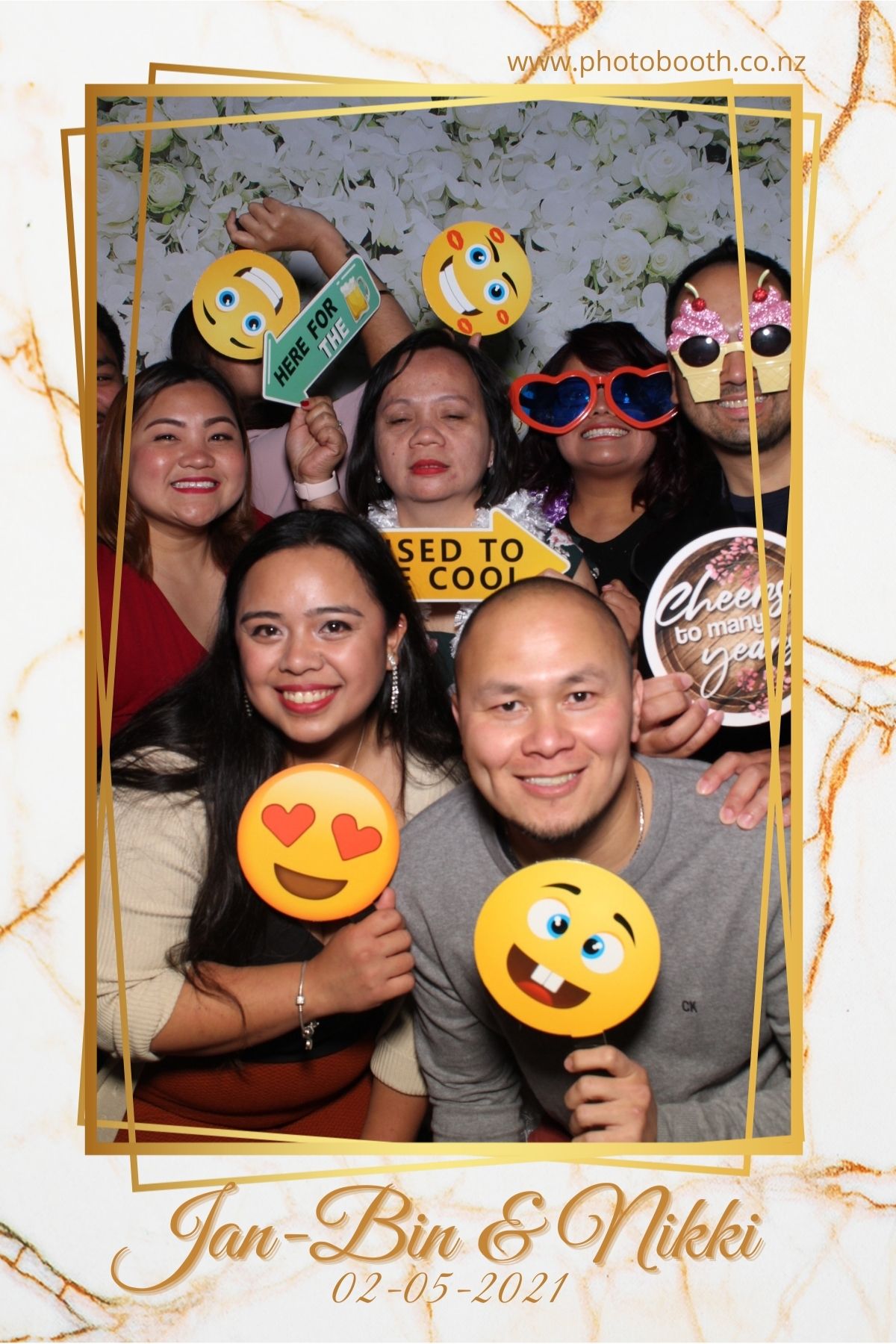 Jan-Bin & Nikki's Wedding | View more photos from the event at gallery.photobooth.co.nz/u/SelfieCentral/Jan-Bin-Nikkis-Wedding