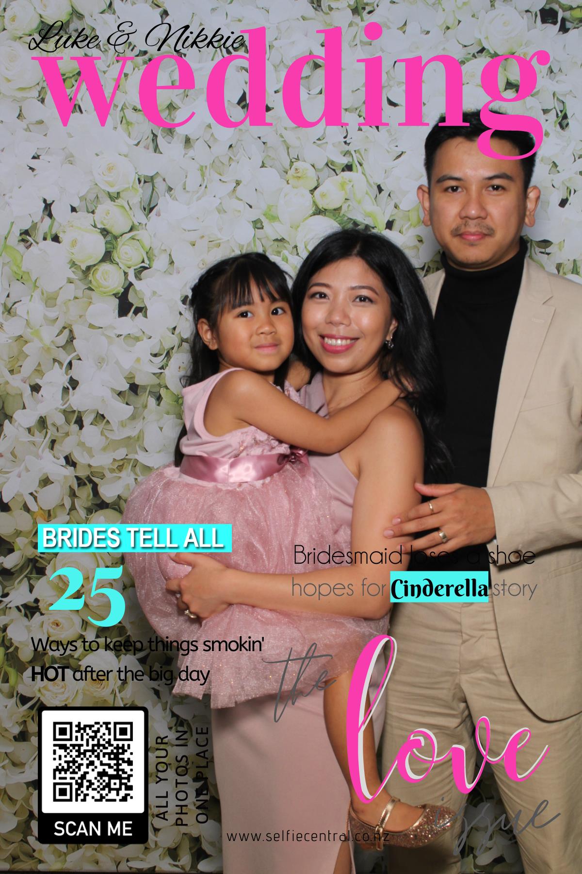 Luke & NIkkie's wedding | View more photos from the event at gallery.photobooth.co.nz/u/SelfieCentral/Luke-NIkkies-wedding