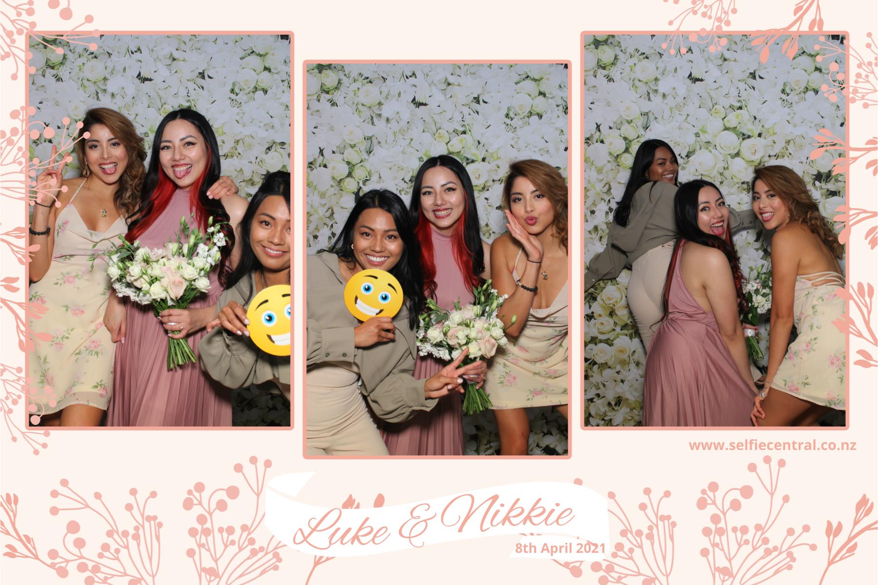 Luke & NIkkie's wedding | View more photos from the event at gallery.photobooth.co.nz/u/SelfieCentral/Luke-NIkkies-wedding