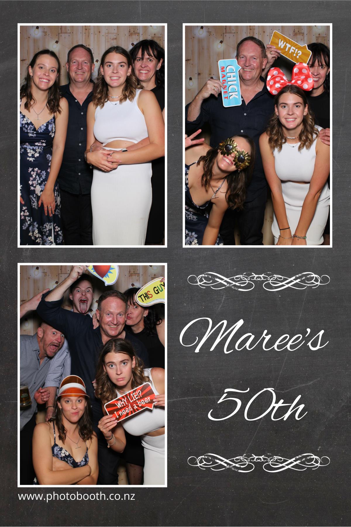 Maree's 50th | View more photos from the event at gallery.photobooth.co.nz/u/SelfieCentral/Marees-50th