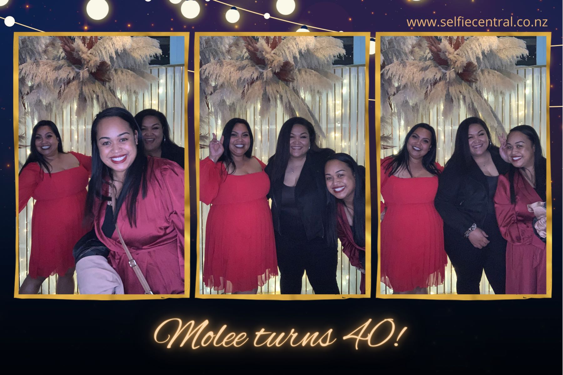 Molee's 40th Party | View more photos from the event at gallery.photobooth.co.nz/u/SelfieCentral/Molees-40th-Party