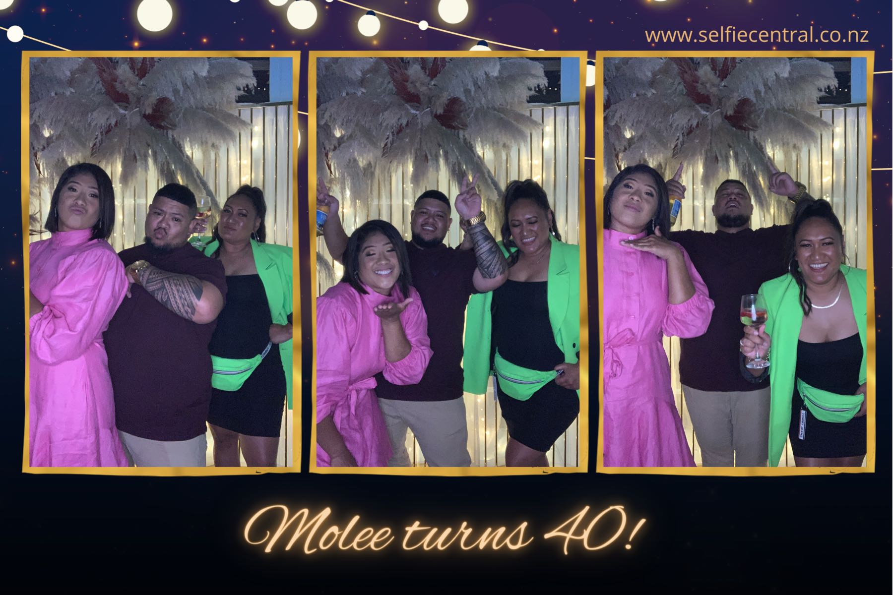 Molee's 40th Party | View more photos from the event at gallery.photobooth.co.nz/u/SelfieCentral/Molees-40th-Party