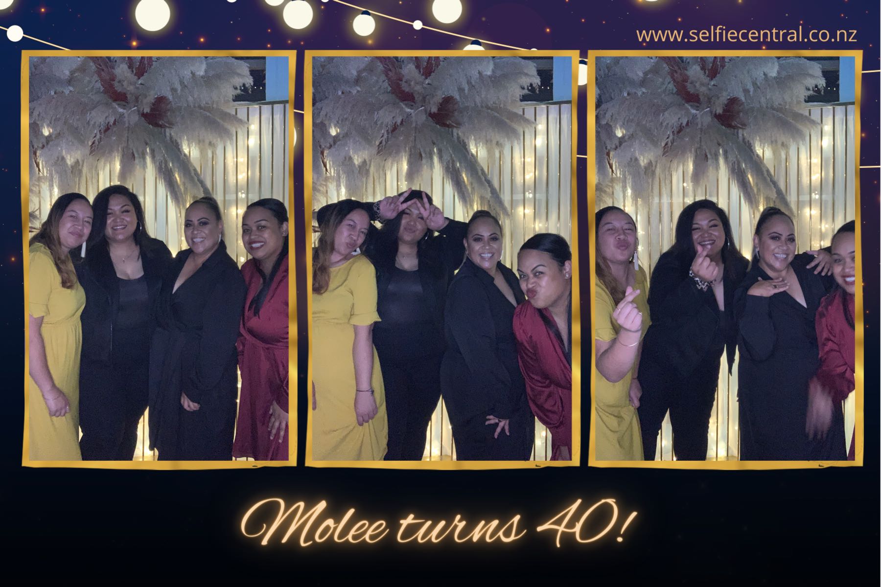 Molee's 40th Party | View more photos from the event at gallery.photobooth.co.nz/u/SelfieCentral/Molees-40th-Party