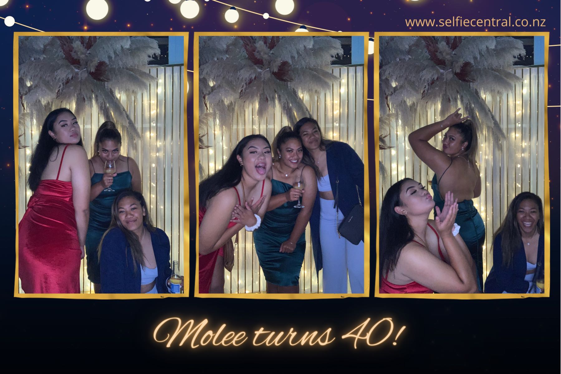 Molee's 40th Party | View more photos from the event at gallery.photobooth.co.nz/u/SelfieCentral/Molees-40th-Party