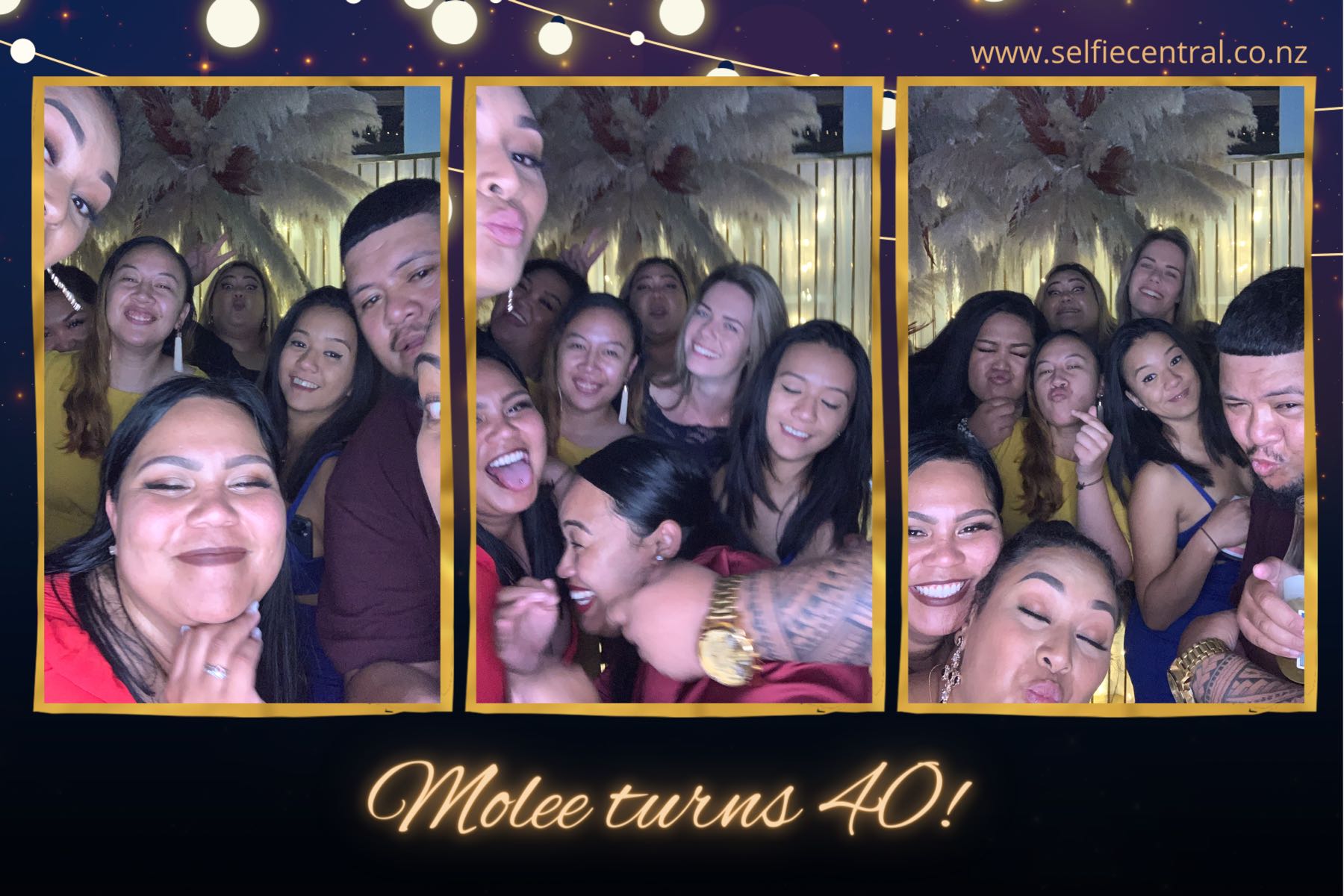 Molee's 40th Party | View more photos from the event at gallery.photobooth.co.nz/u/SelfieCentral/Molees-40th-Party