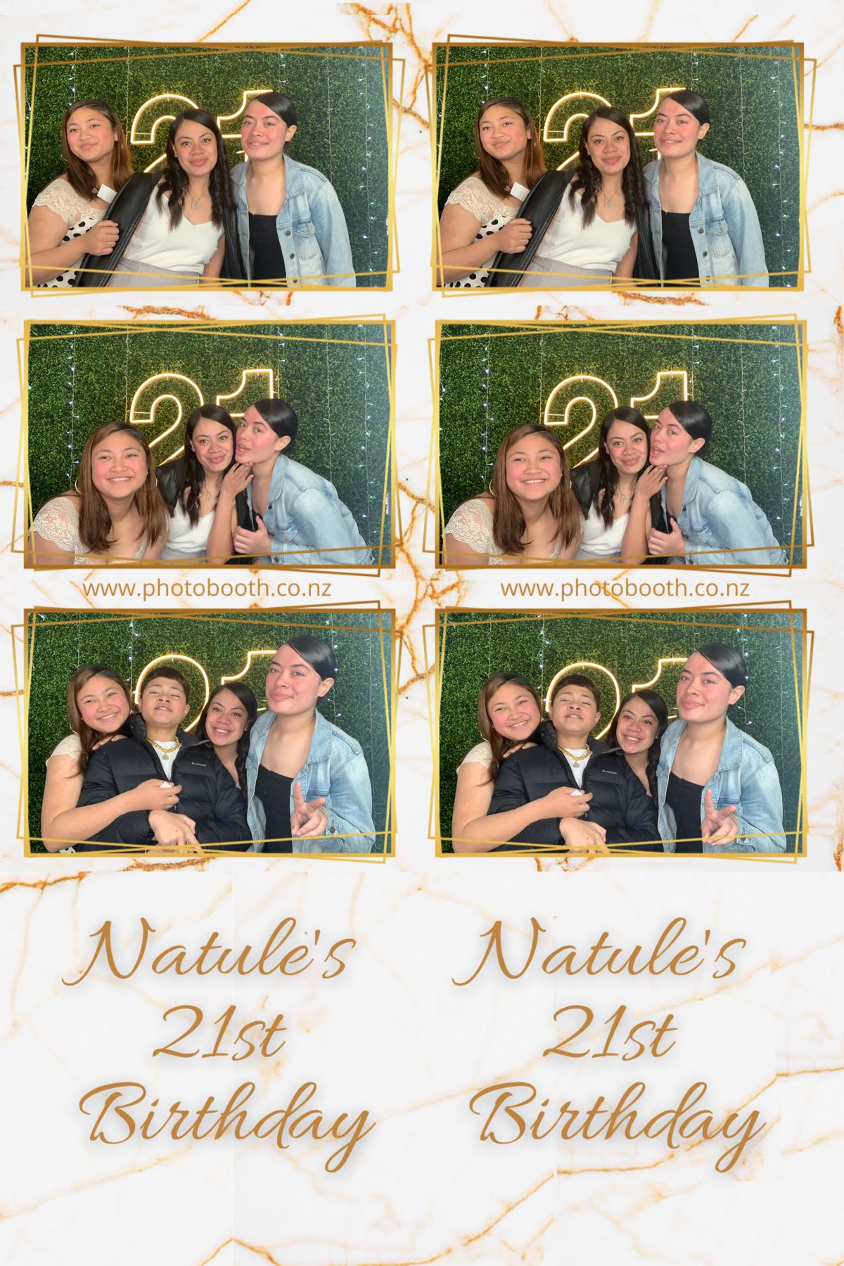 Natule's 21st | View more photos from the event at gallery.photobooth.co.nz/u/SelfieCentral/Natules-21st