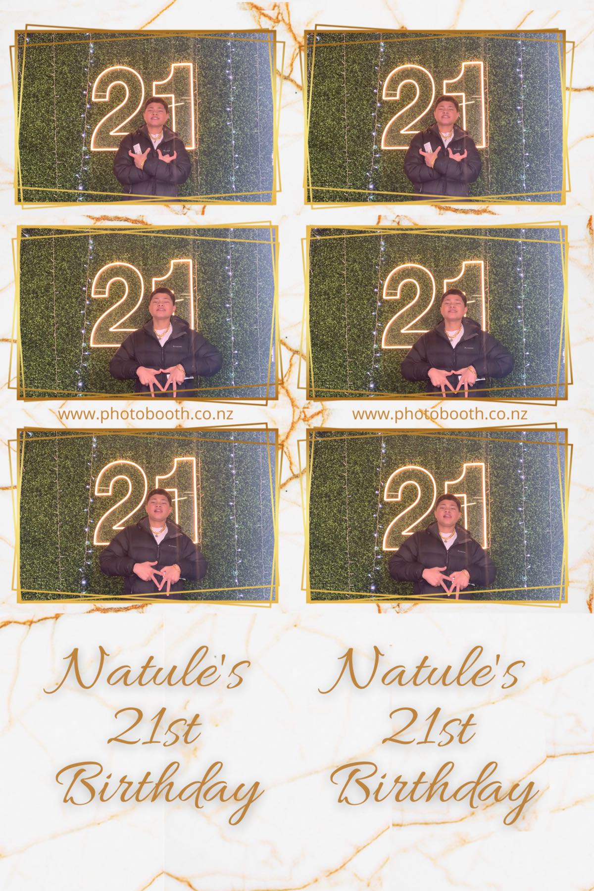 Natule's 21st | View more photos from the event at gallery.photobooth.co.nz/u/SelfieCentral/Natules-21st