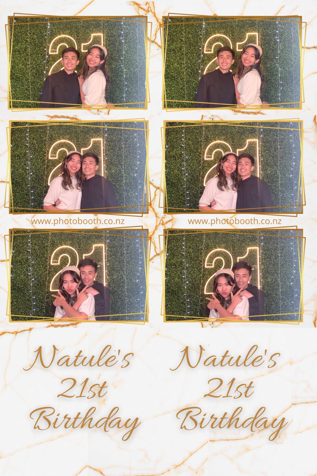 Natule's 21st | View more photos from the event at gallery.photobooth.co.nz/u/SelfieCentral/Natules-21st
