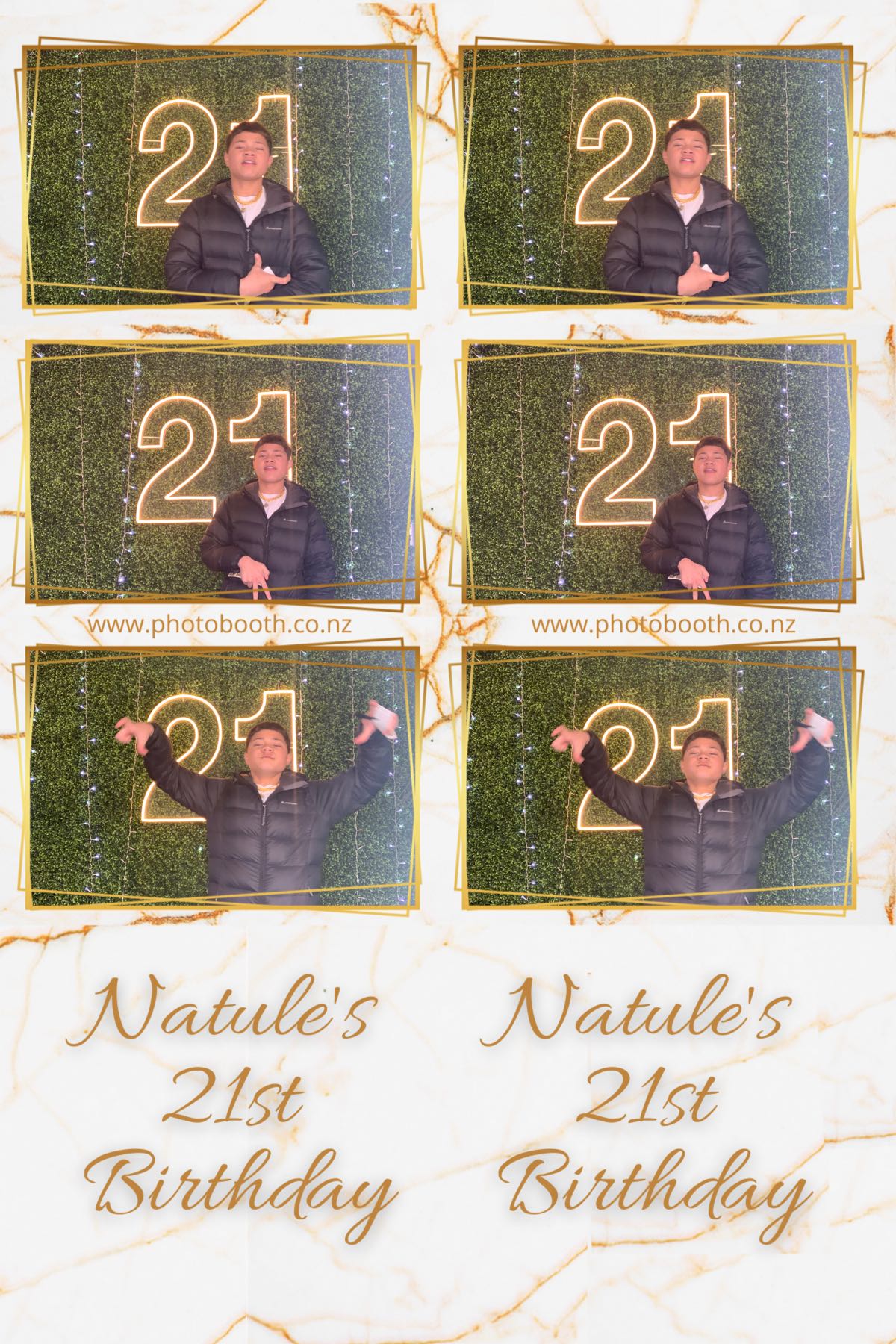 Natule's 21st | View more photos from the event at gallery.photobooth.co.nz/u/SelfieCentral/Natules-21st