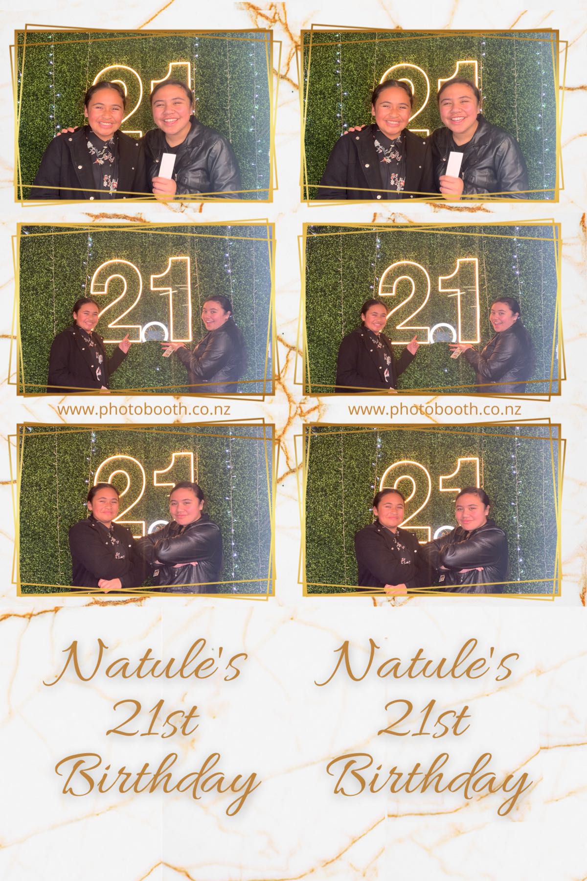 Natule's 21st | View more photos from the event at gallery.photobooth.co.nz/u/SelfieCentral/Natules-21st