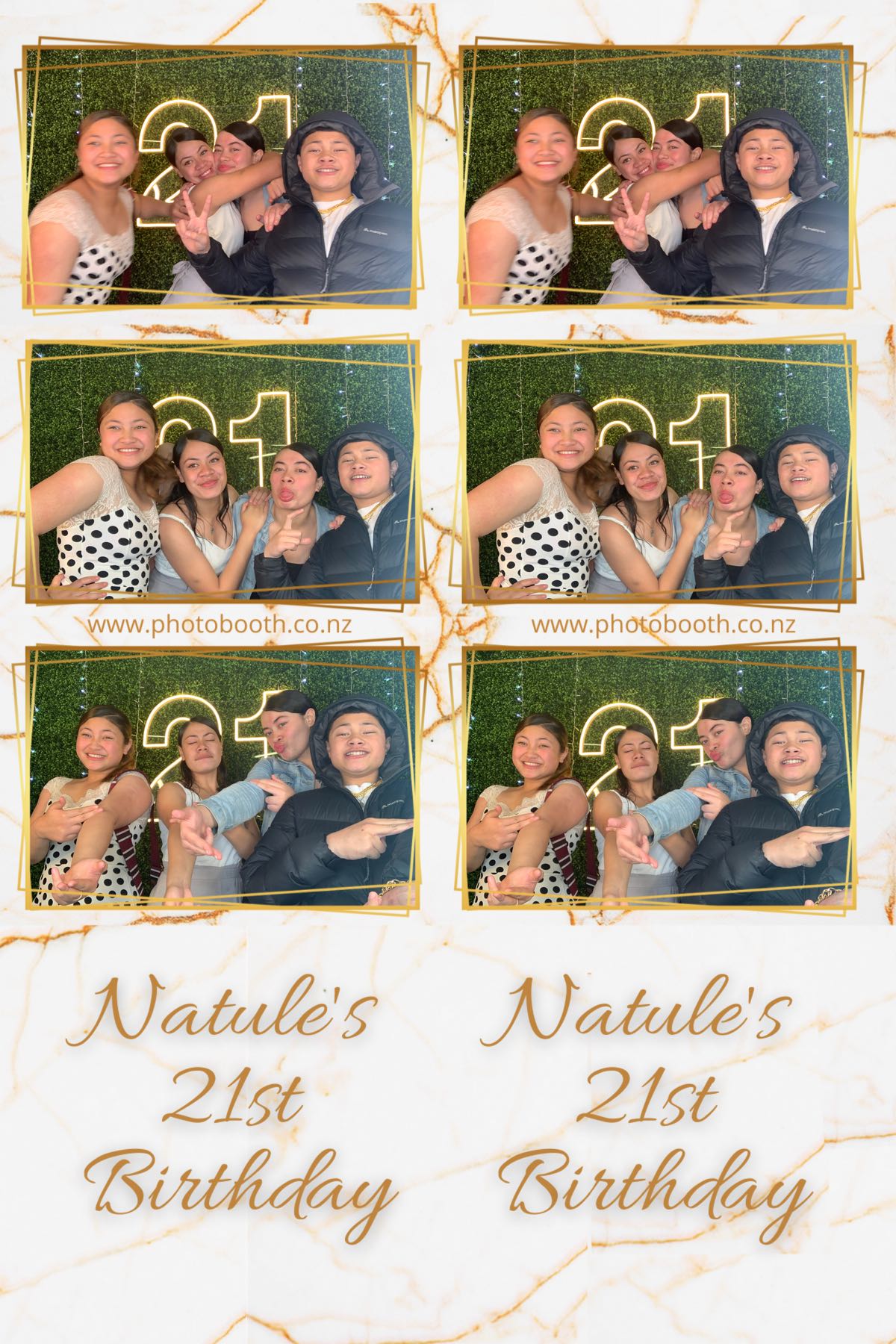 Natule's 21st | View more photos from the event at gallery.photobooth.co.nz/u/SelfieCentral/Natules-21st