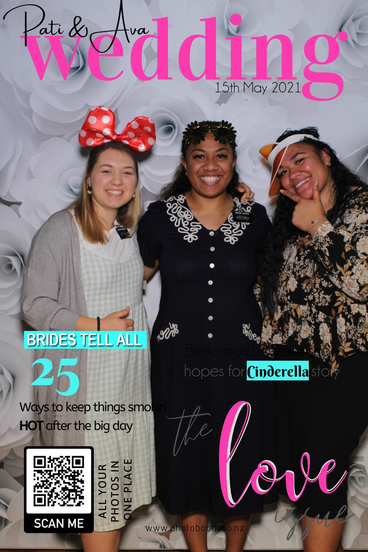 Pati & Ava's wedding | View more photos from the event at gallery.photobooth.co.nz/u/SelfieCentral/Pati-Avas-wedding