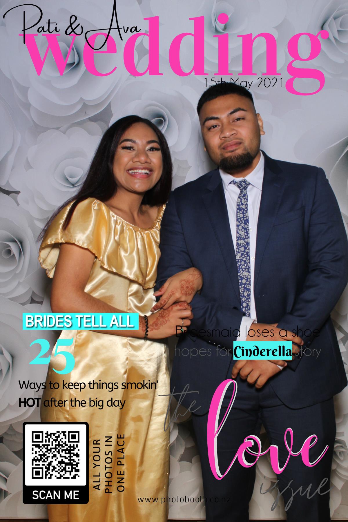 Pati & Ava's wedding | View more photos from the event at gallery.photobooth.co.nz/u/SelfieCentral/Pati-Avas-wedding