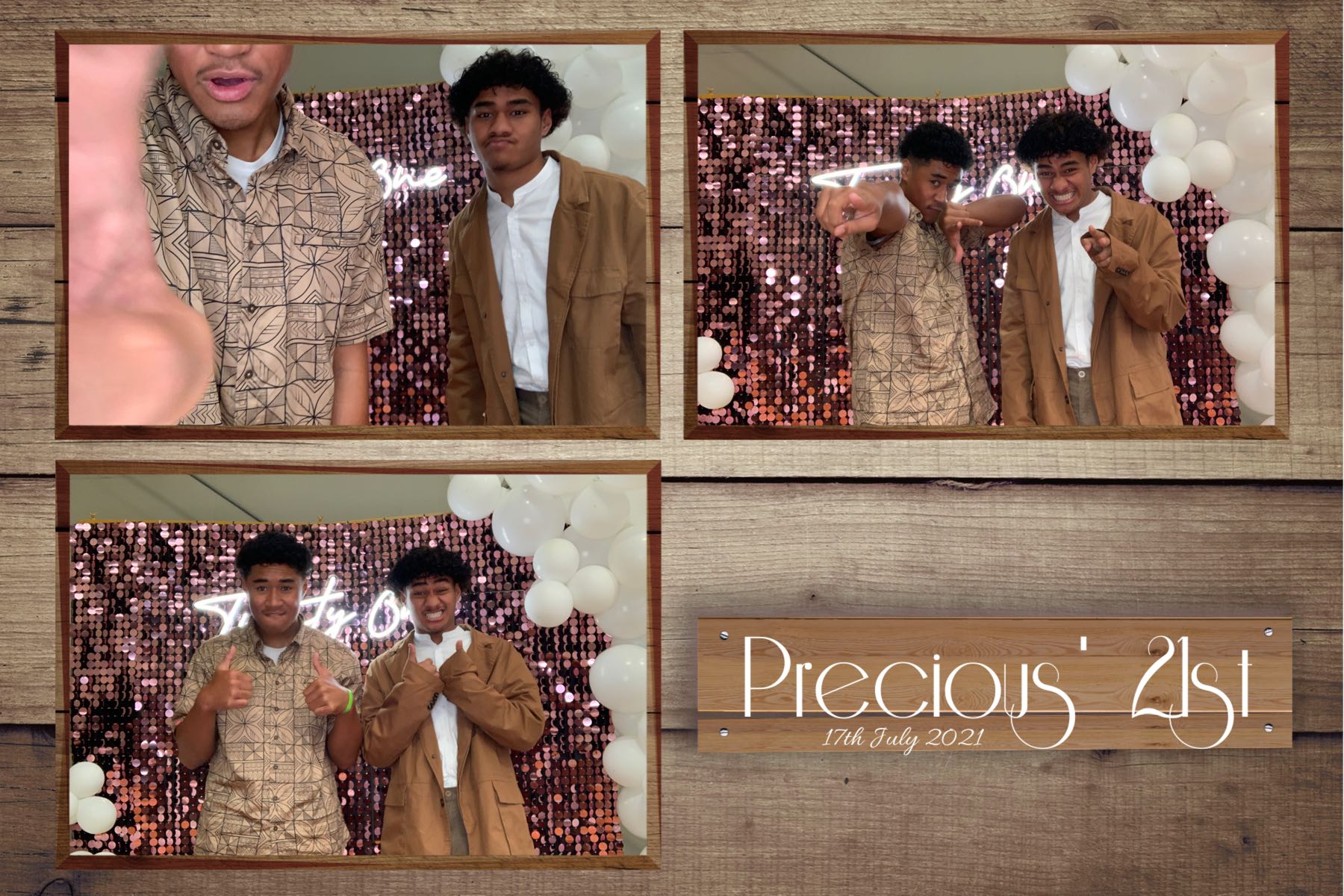 Precious' 21st | View more photos from the event at gallery.photobooth.co.nz/u/SelfieCentral/Precious-21st