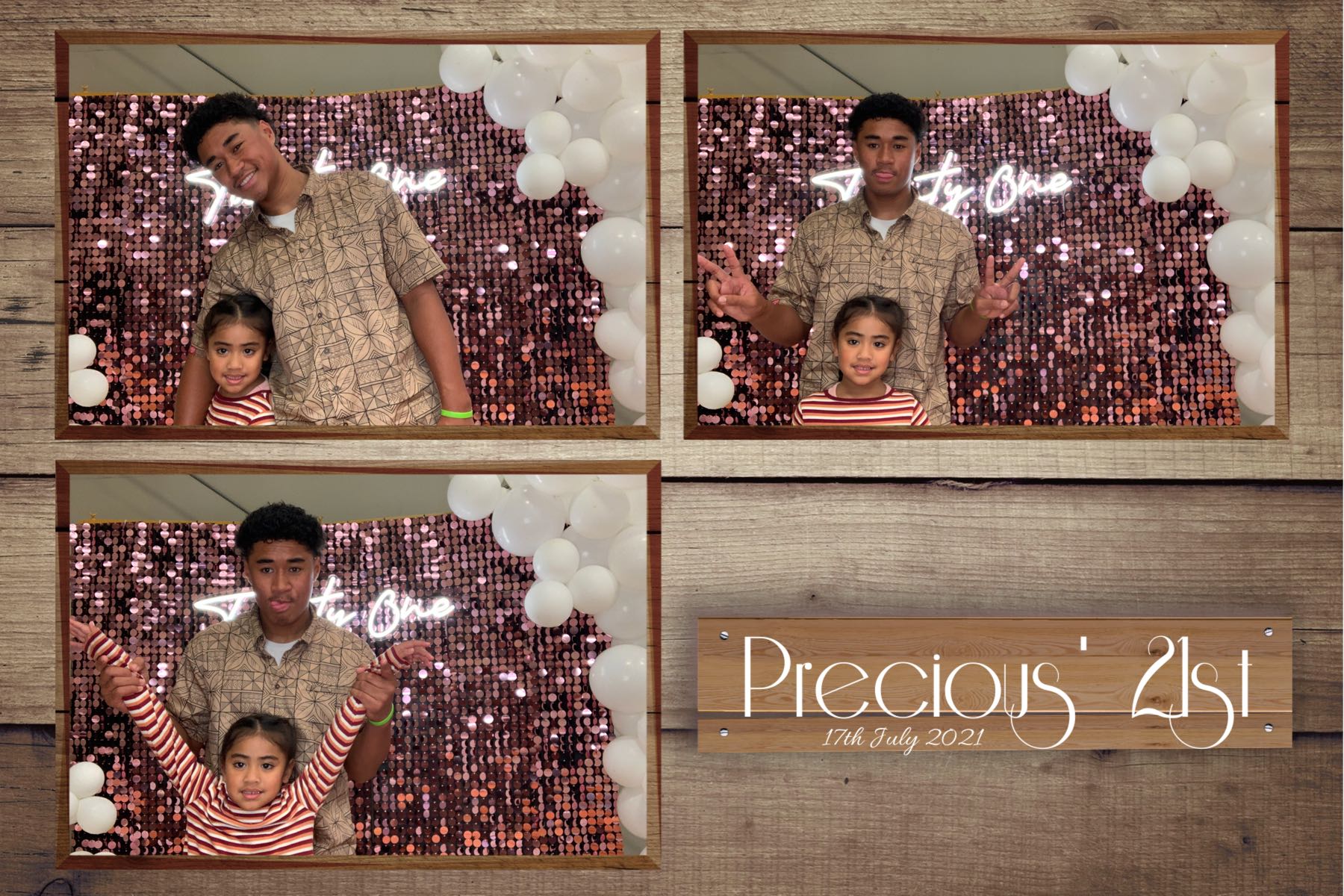 Precious' 21st | View more photos from the event at gallery.photobooth.co.nz/u/SelfieCentral/Precious-21st