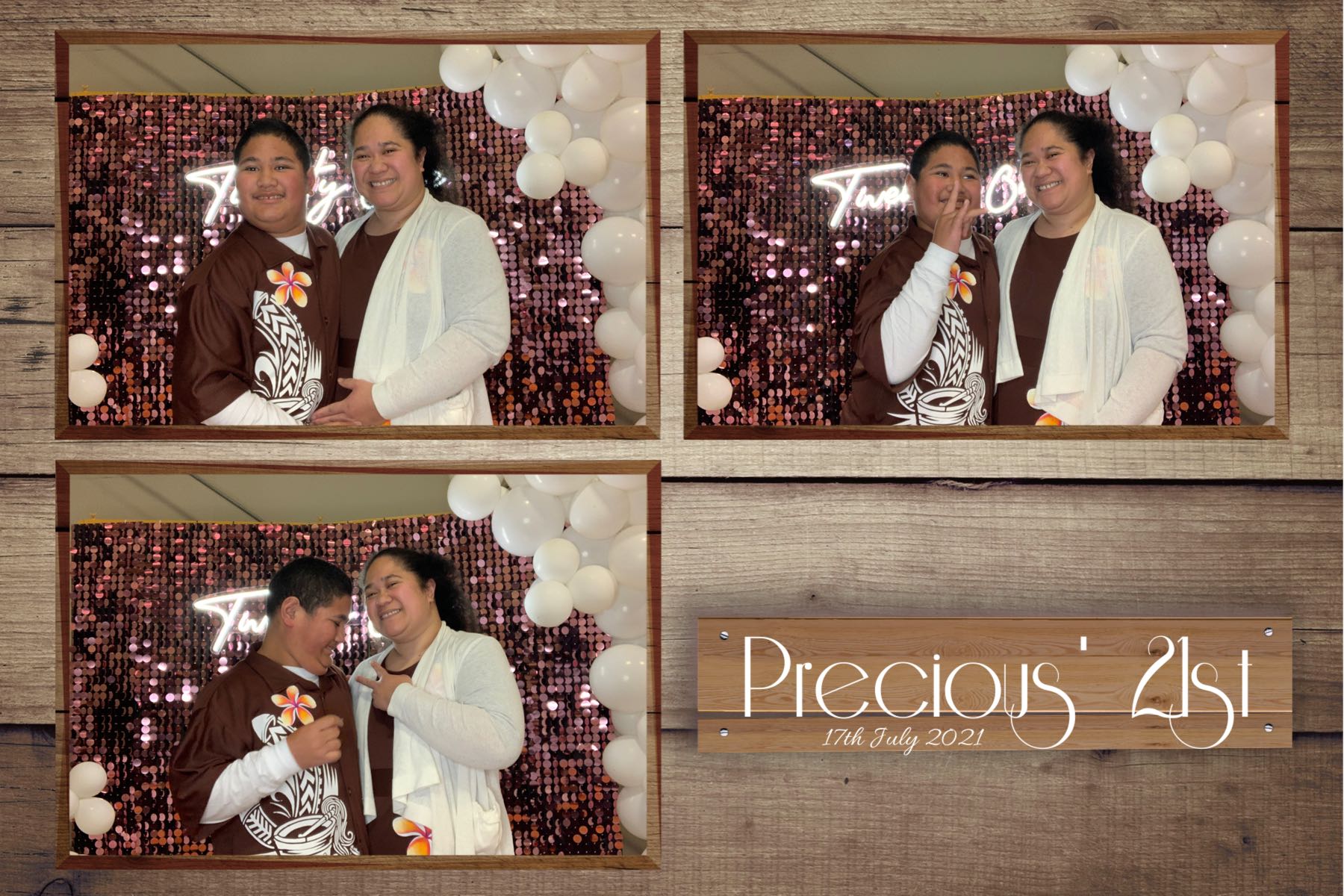 Precious' 21st | View more photos from the event at gallery.photobooth.co.nz/u/SelfieCentral/Precious-21st