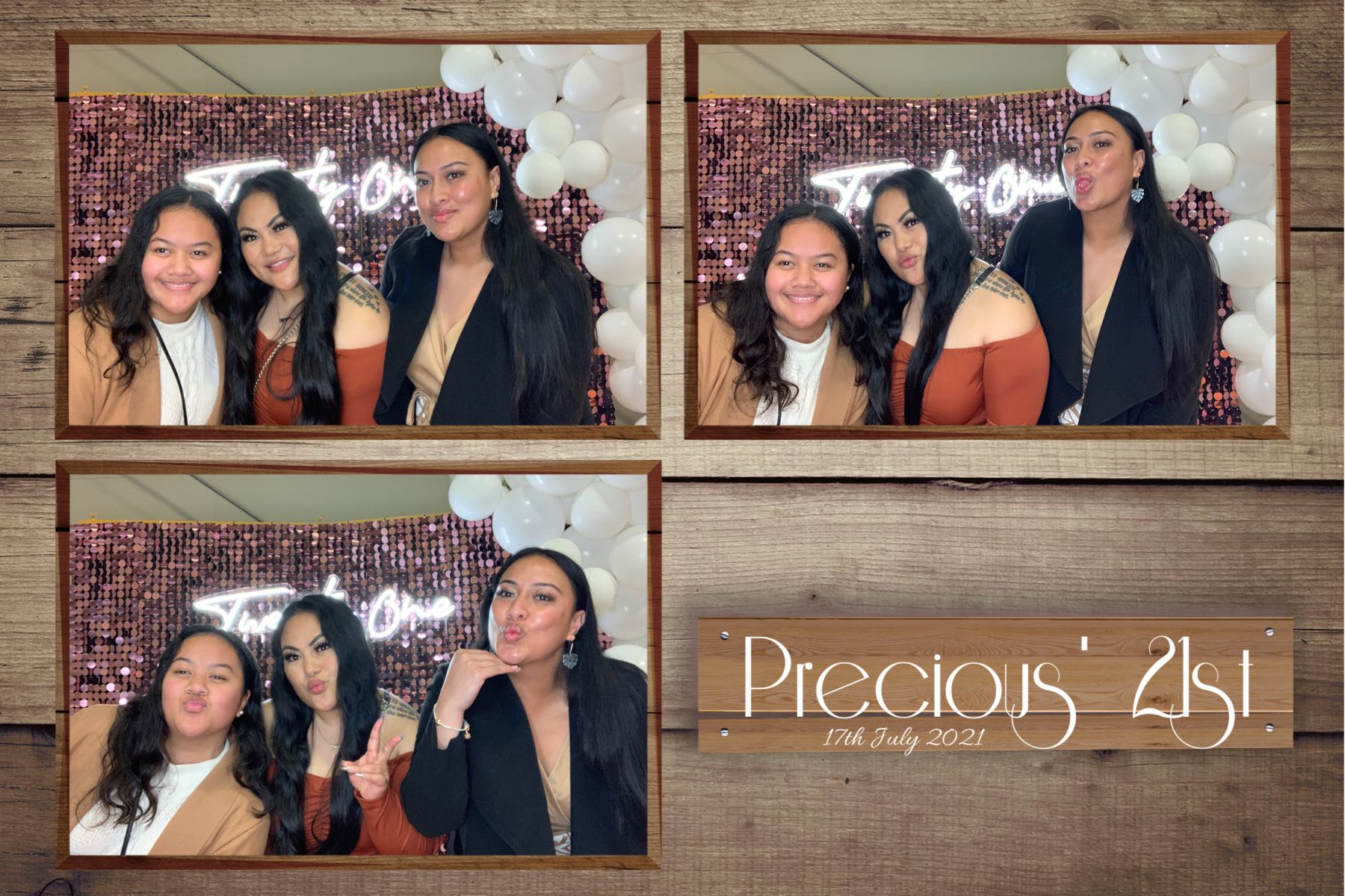 Precious' 21st | View more photos from the event at gallery.photobooth.co.nz/u/SelfieCentral/Precious-21st