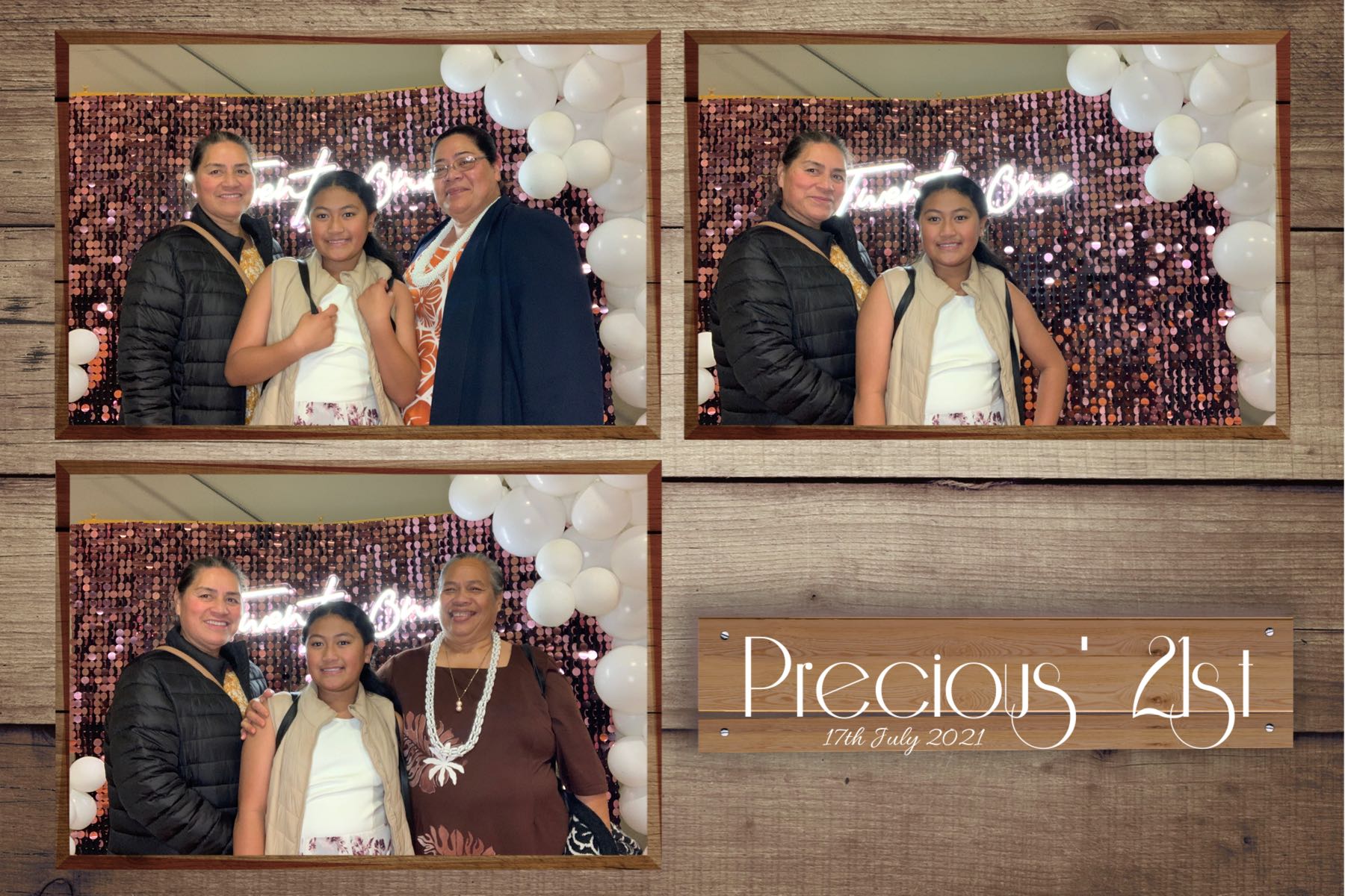 Precious' 21st | View more photos from the event at gallery.photobooth.co.nz/u/SelfieCentral/Precious-21st