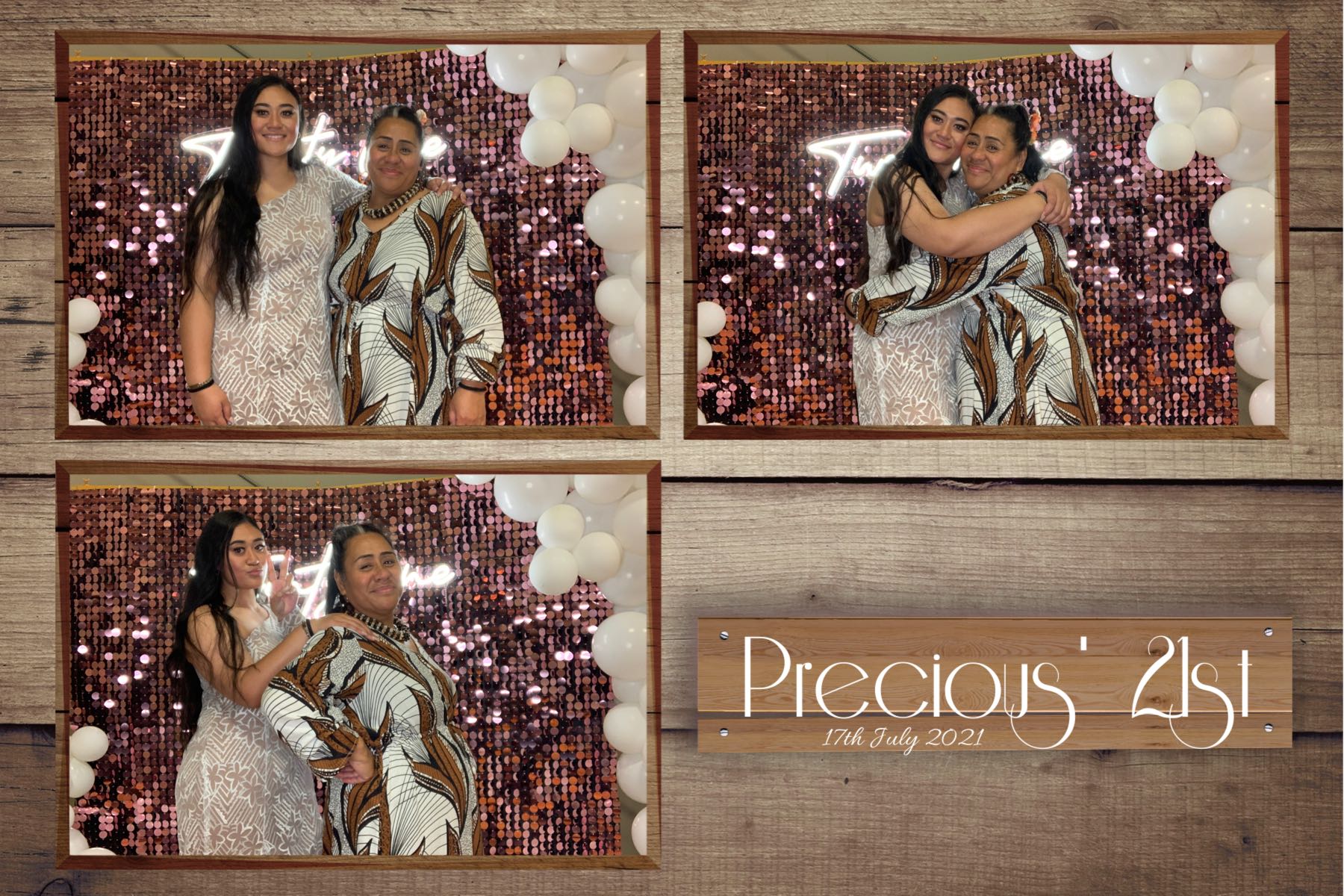 Precious' 21st | View more photos from the event at gallery.photobooth.co.nz/u/SelfieCentral/Precious-21st