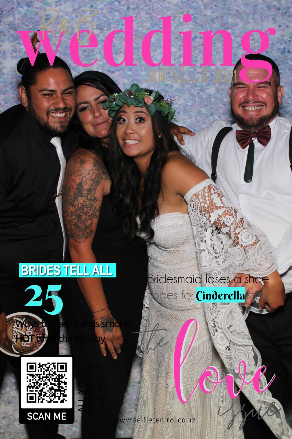 Rawinia and Ben's wedding | View more photos from the event at gallery.photobooth.co.nz/u/SelfieCentral/Rawinia-and-Bens-wedding