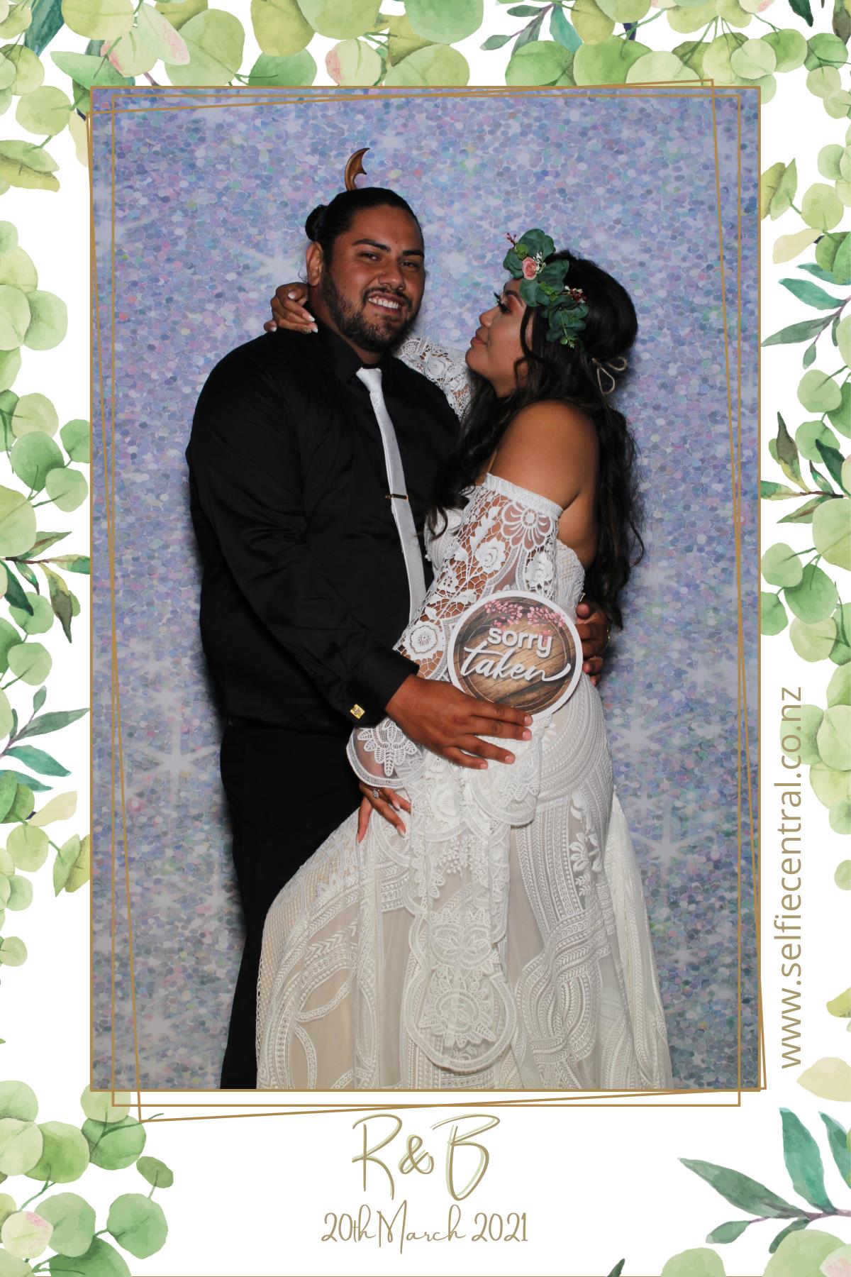 Rawinia and Ben's wedding | View more photos from the event at gallery.photobooth.co.nz/u/SelfieCentral/Rawinia-and-Bens-wedding