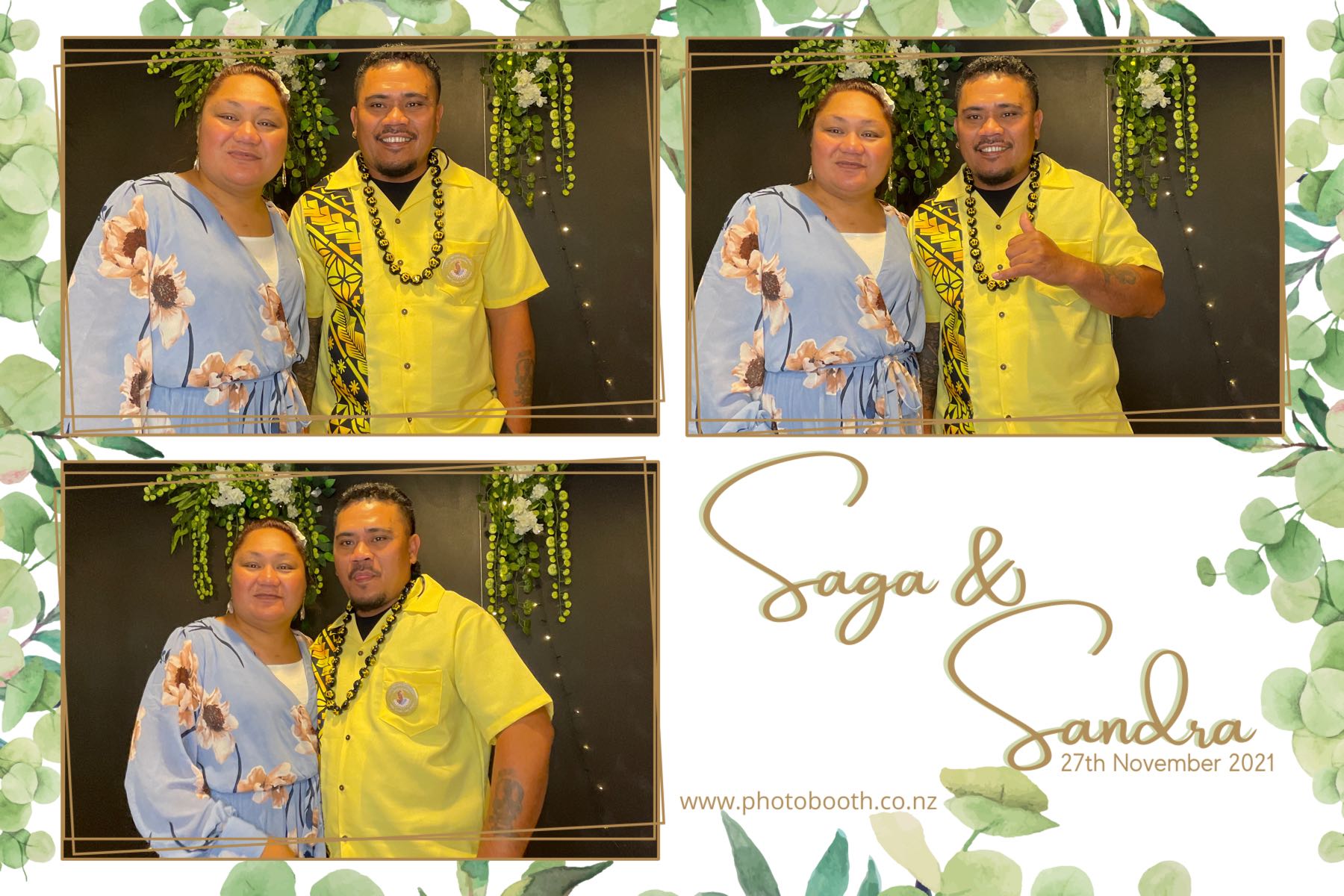 Saga & Sandra's Wedding | View more photos from the event at gallery.photobooth.co.nz/u/SelfieCentral/Saga-Sandras-Wedding