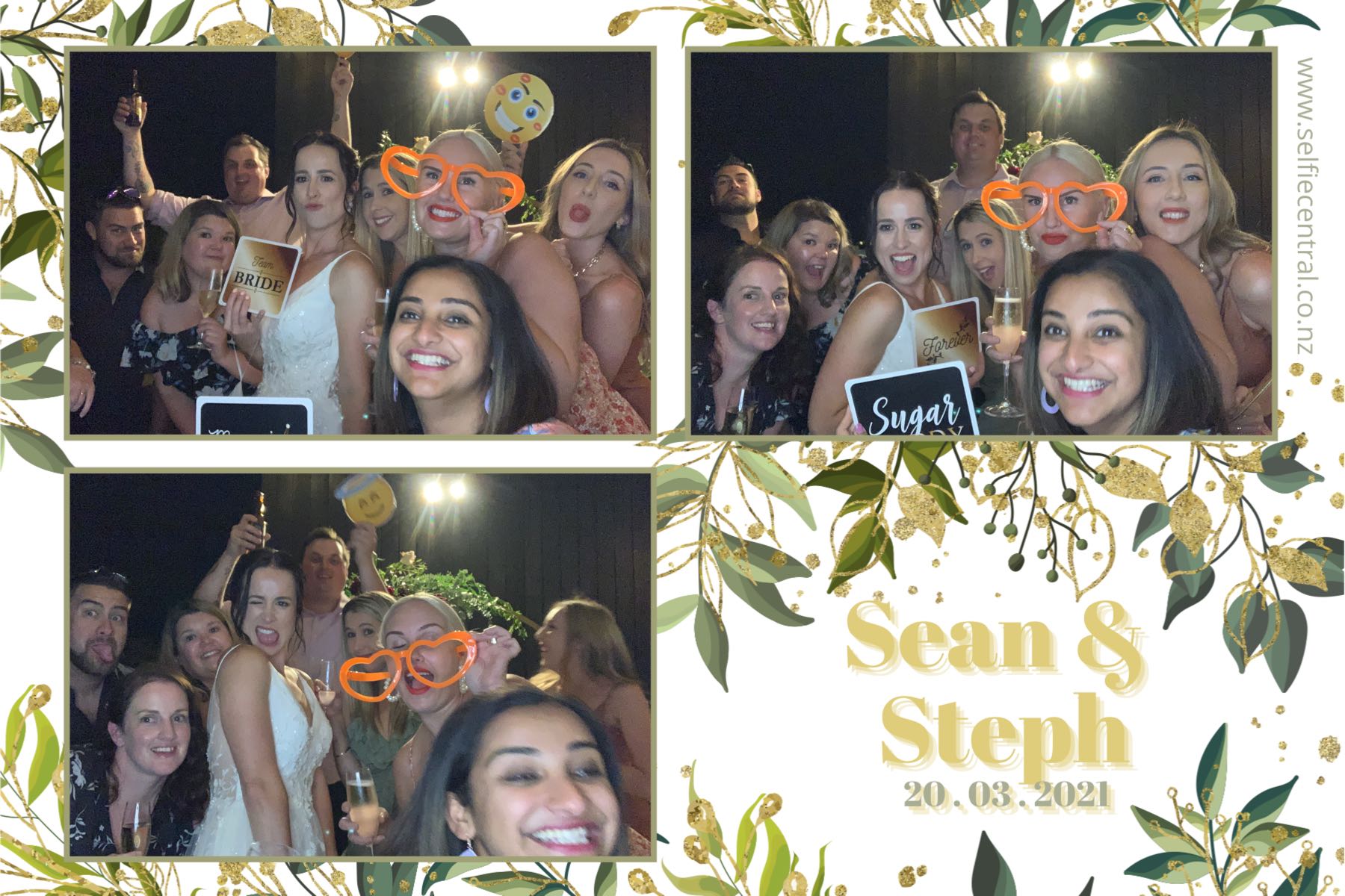 Sean and Steph's wedding | View more photos from the event at gallery.photobooth.co.nz/u/SelfieCentral/Sean-and-Stephs-wedding