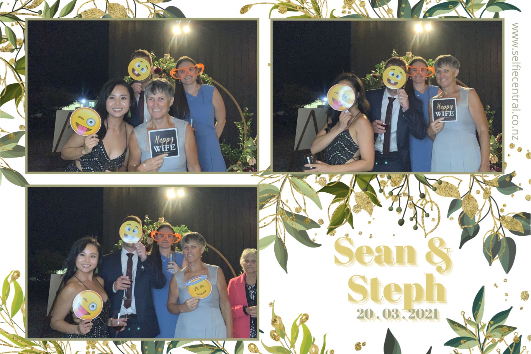 Sean and Steph's wedding | View more photos from the event at gallery.photobooth.co.nz/u/SelfieCentral/Sean-and-Stephs-wedding