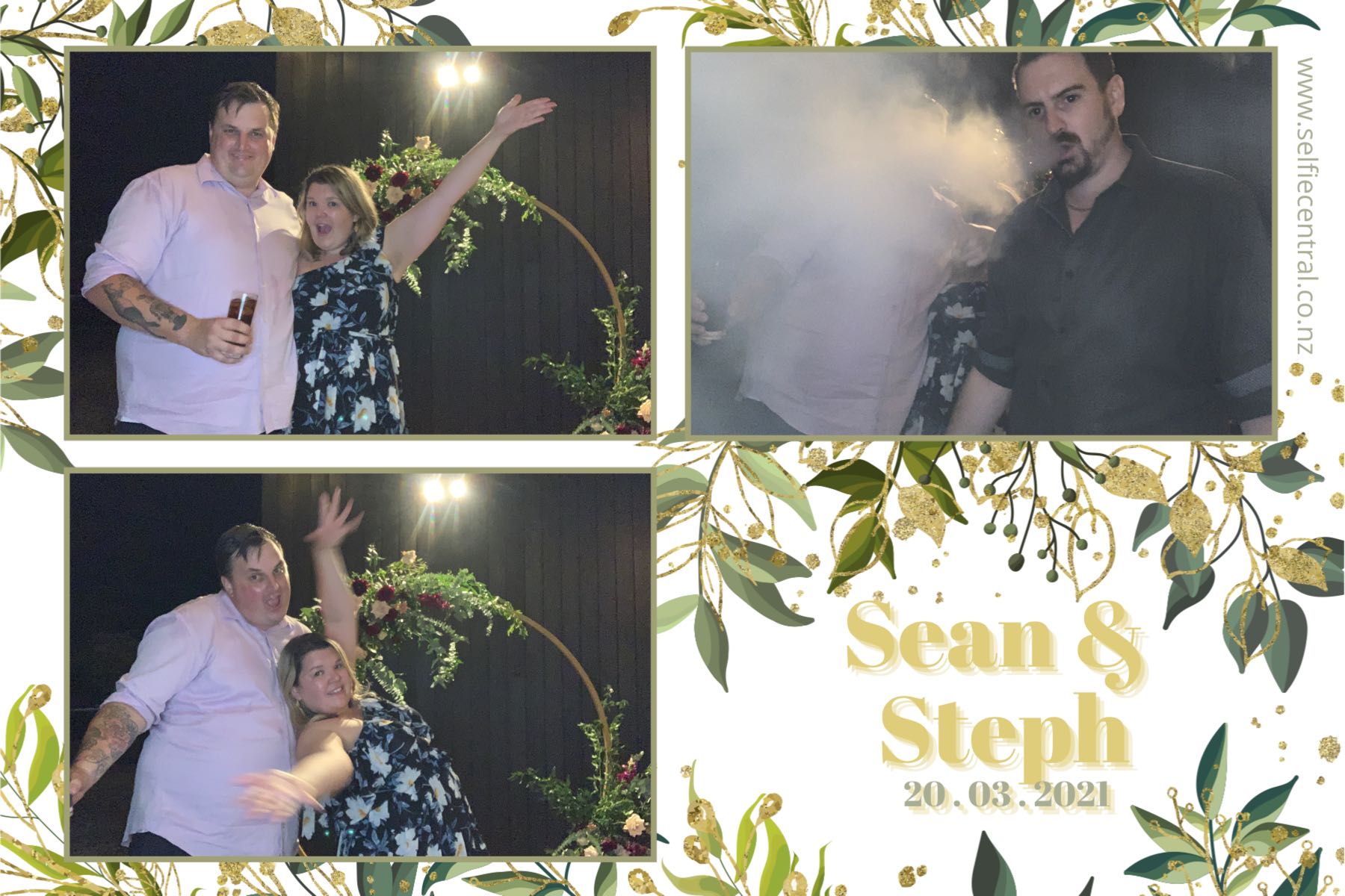 Sean and Steph's wedding | View more photos from the event at gallery.photobooth.co.nz/u/SelfieCentral/Sean-and-Stephs-wedding