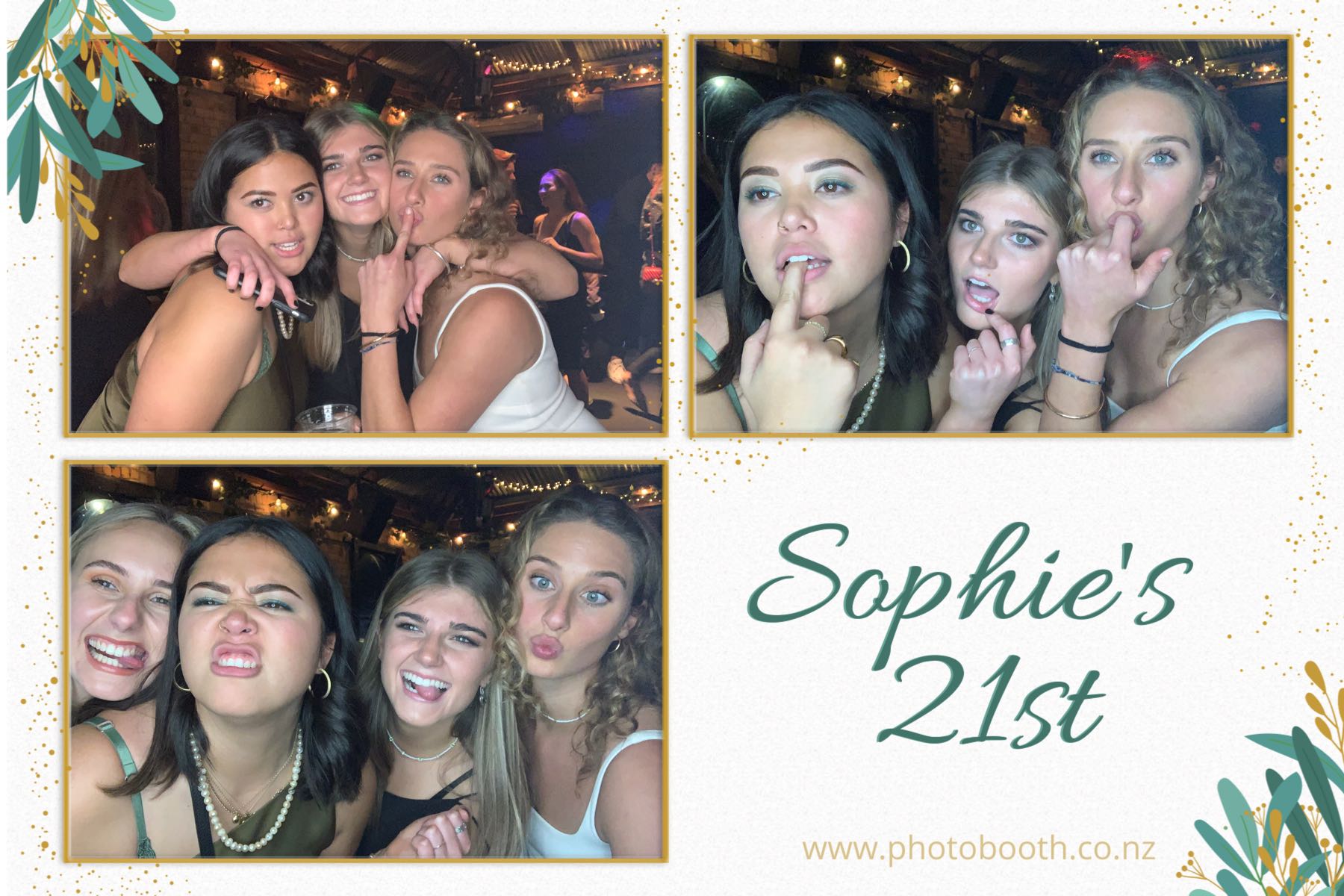 Sophie's 21st | View more photos from the event at gallery.photobooth.co.nz/u/SelfieCentral/Sophies-21st