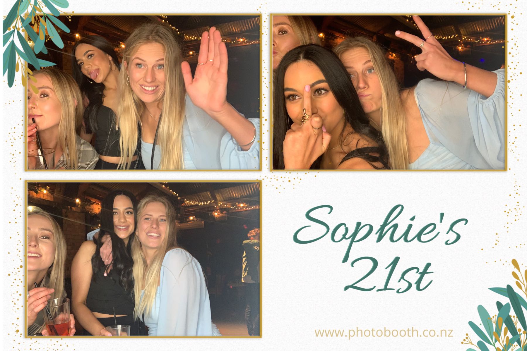 Sophie's 21st | View more photos from the event at gallery.photobooth.co.nz/u/SelfieCentral/Sophies-21st