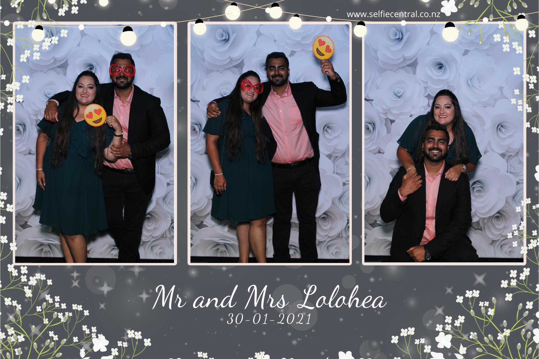 Taniela & Crystal's wedding | View more photos from the event at gallery.photobooth.co.nz/u/SelfieCentral/Taniela-Crystals-wedding