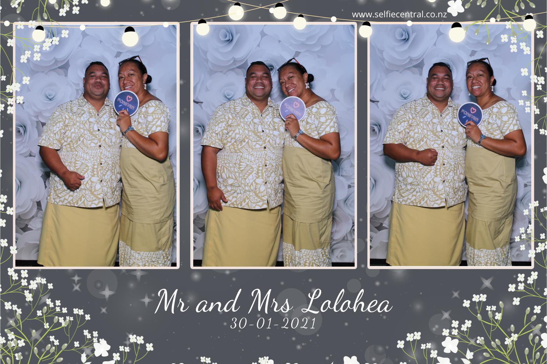 Taniela & Crystal's wedding | View more photos from the event at gallery.photobooth.co.nz/u/SelfieCentral/Taniela-Crystals-wedding