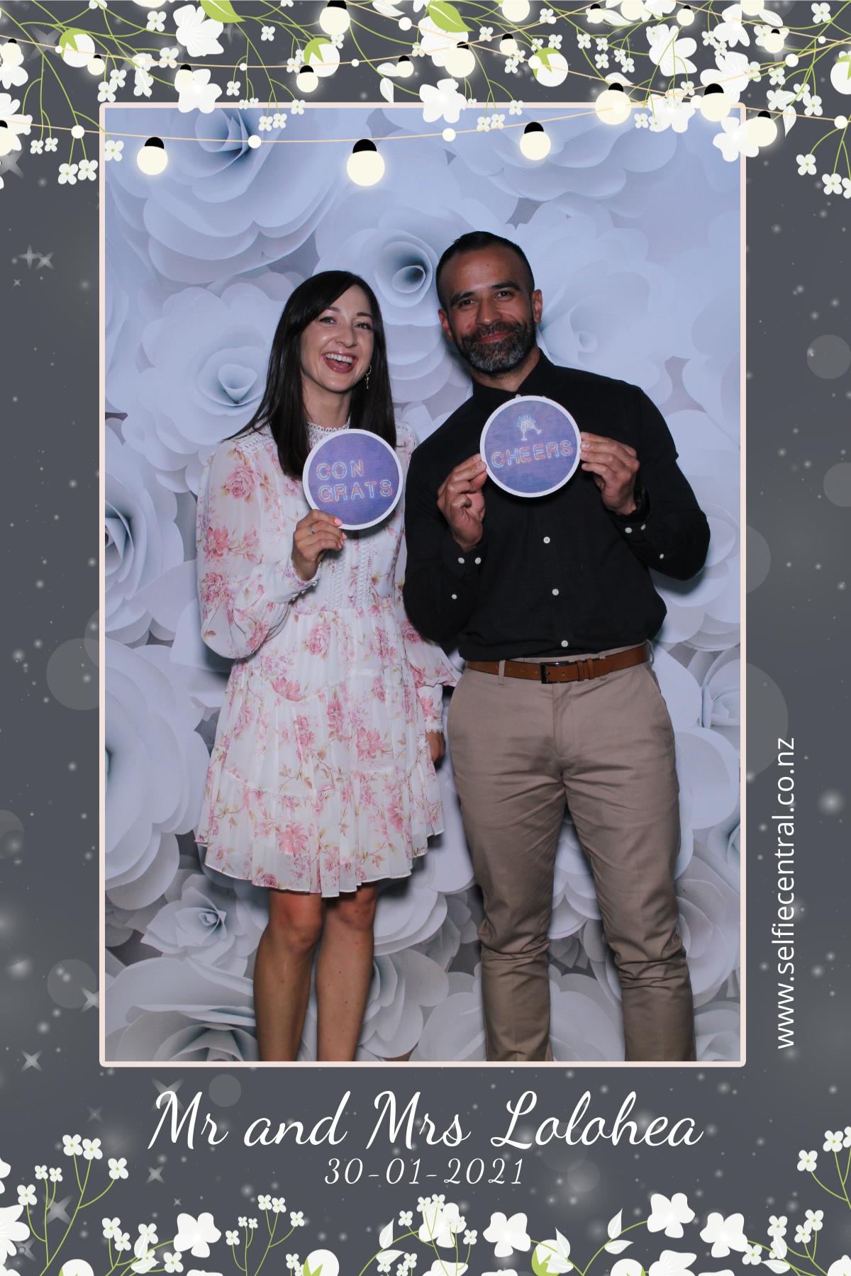 Taniela & Crystal's wedding | View more photos from the event at gallery.photobooth.co.nz/u/SelfieCentral/Taniela-Crystals-wedding