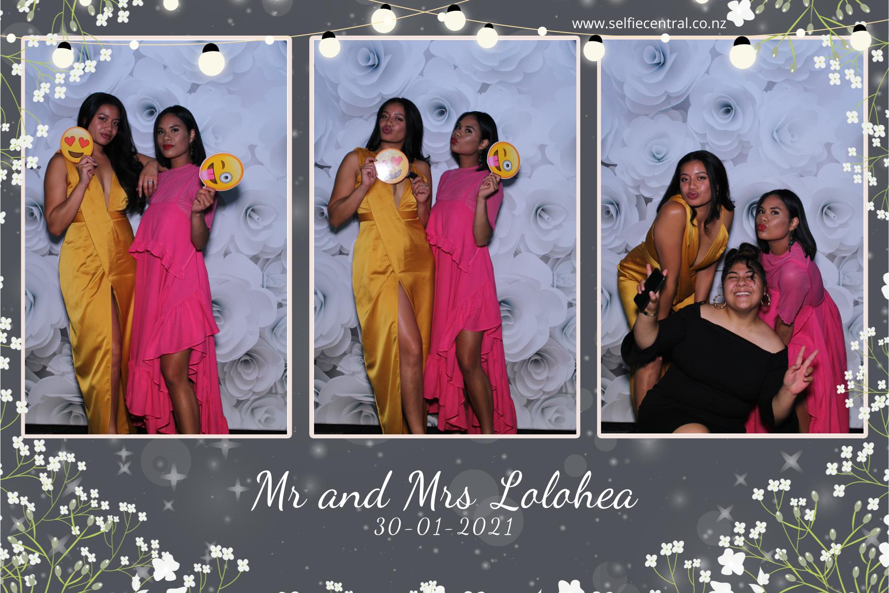 Taniela & Crystal's wedding | View more photos from the event at gallery.photobooth.co.nz/u/SelfieCentral/Taniela-Crystals-wedding