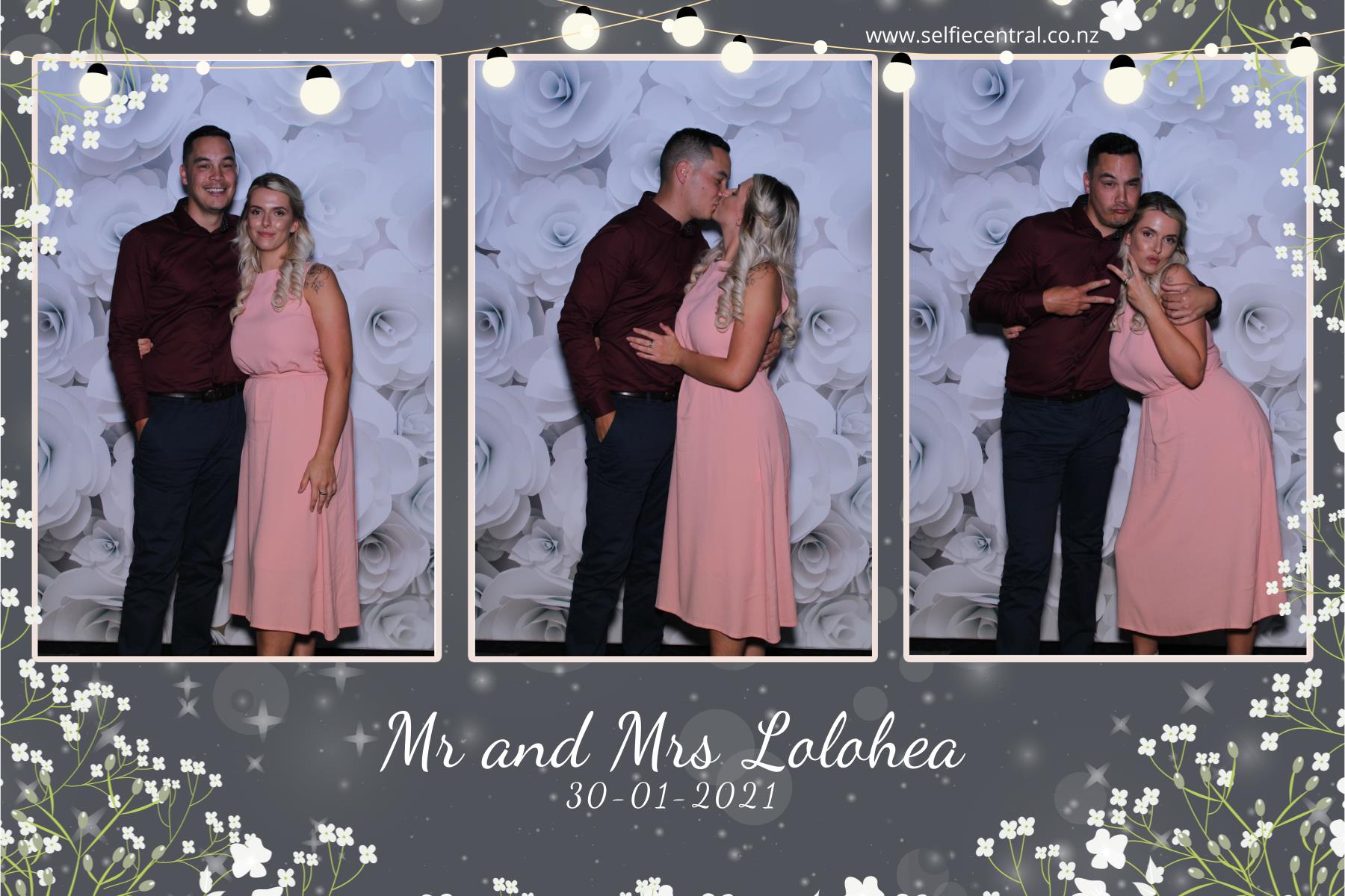 Taniela & Crystal's wedding | View more photos from the event at gallery.photobooth.co.nz/u/SelfieCentral/Taniela-Crystals-wedding