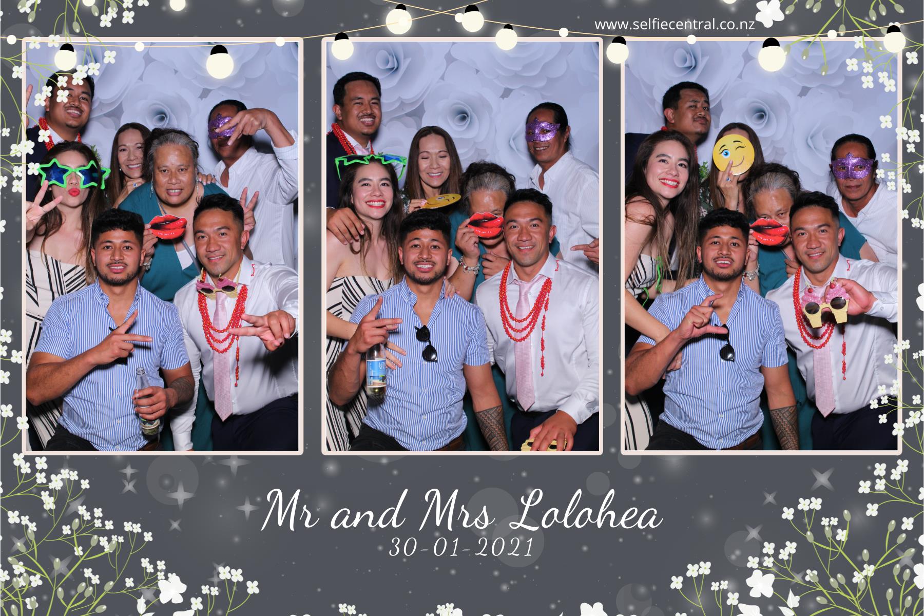 Taniela & Crystal's wedding | View more photos from the event at gallery.photobooth.co.nz/u/SelfieCentral/Taniela-Crystals-wedding