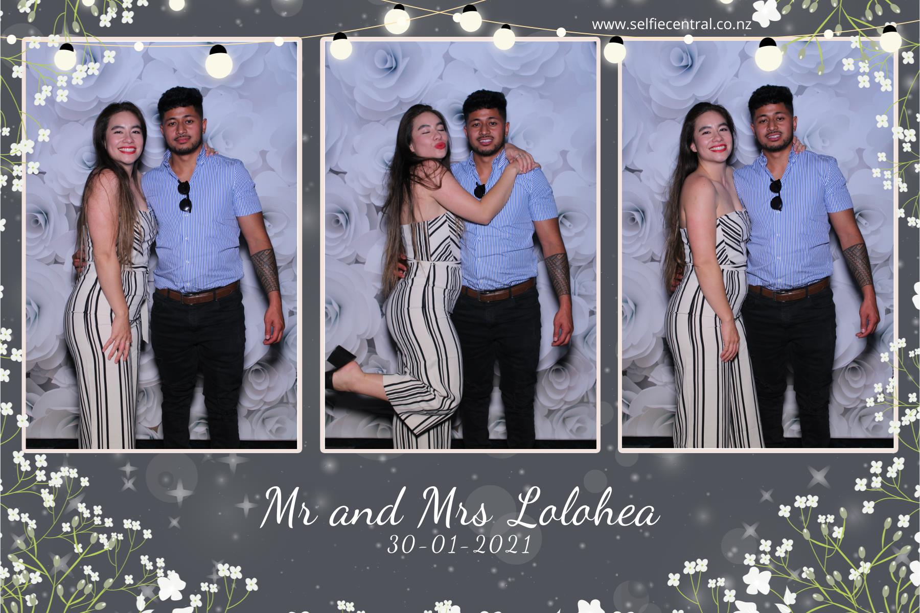 Taniela & Crystal's wedding | View more photos from the event at gallery.photobooth.co.nz/u/SelfieCentral/Taniela-Crystals-wedding