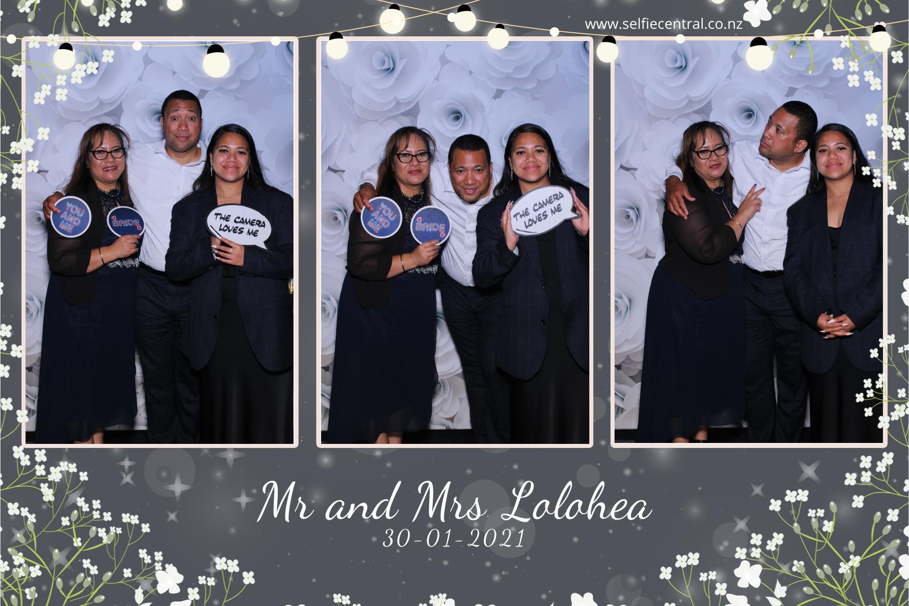 Taniela & Crystal's wedding | View more photos from the event at gallery.photobooth.co.nz/u/SelfieCentral/Taniela-Crystals-wedding